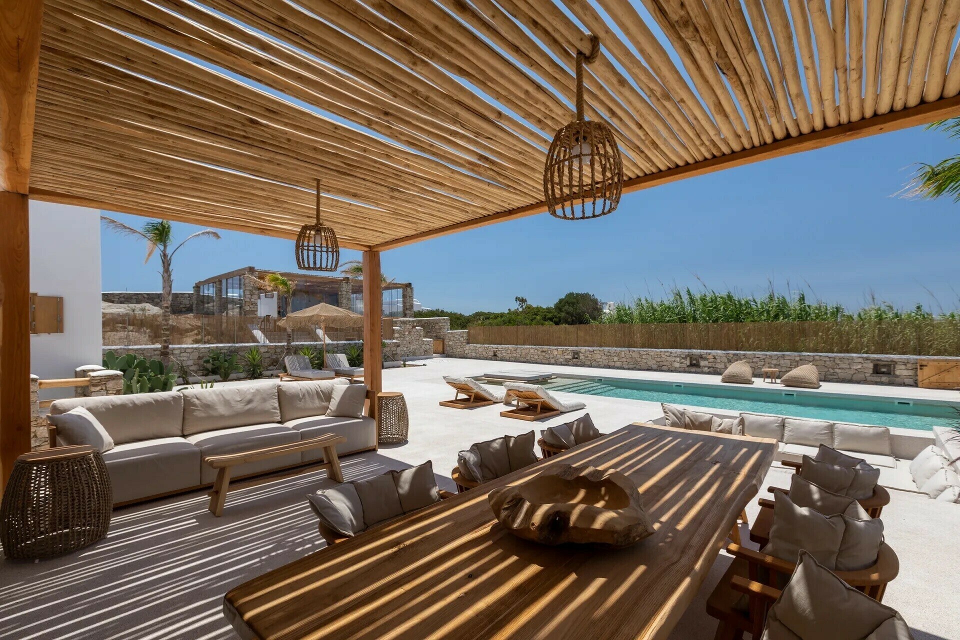 Villa Auge Apiranthos Naxos: Luxury 2-Bedroom Villa with Stunning Seaview and Pool, Naxos
