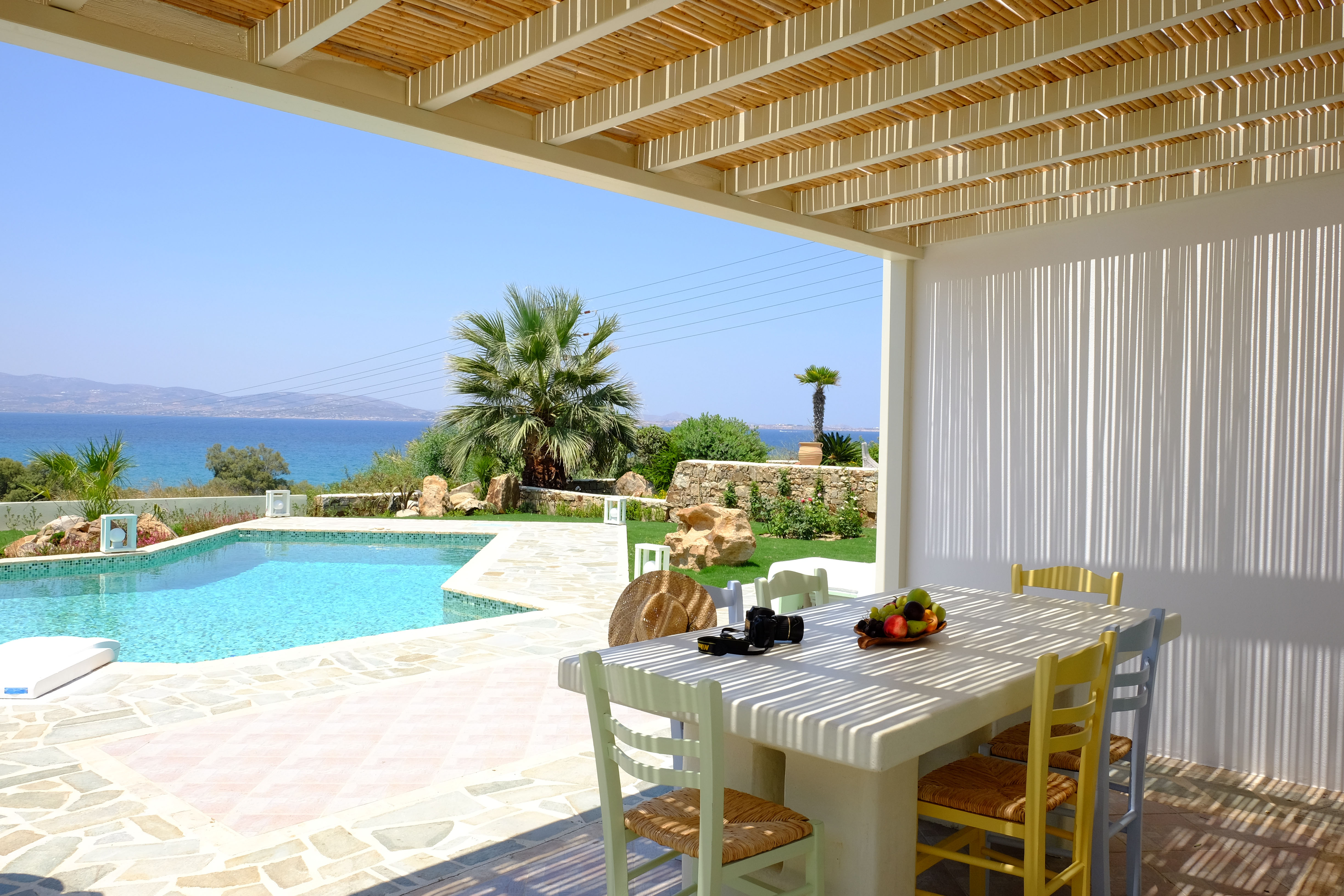 Villa Lysias Marmari Paros: Spacious 4-Bedroom Apartment with Seaview and Pool, Naxos