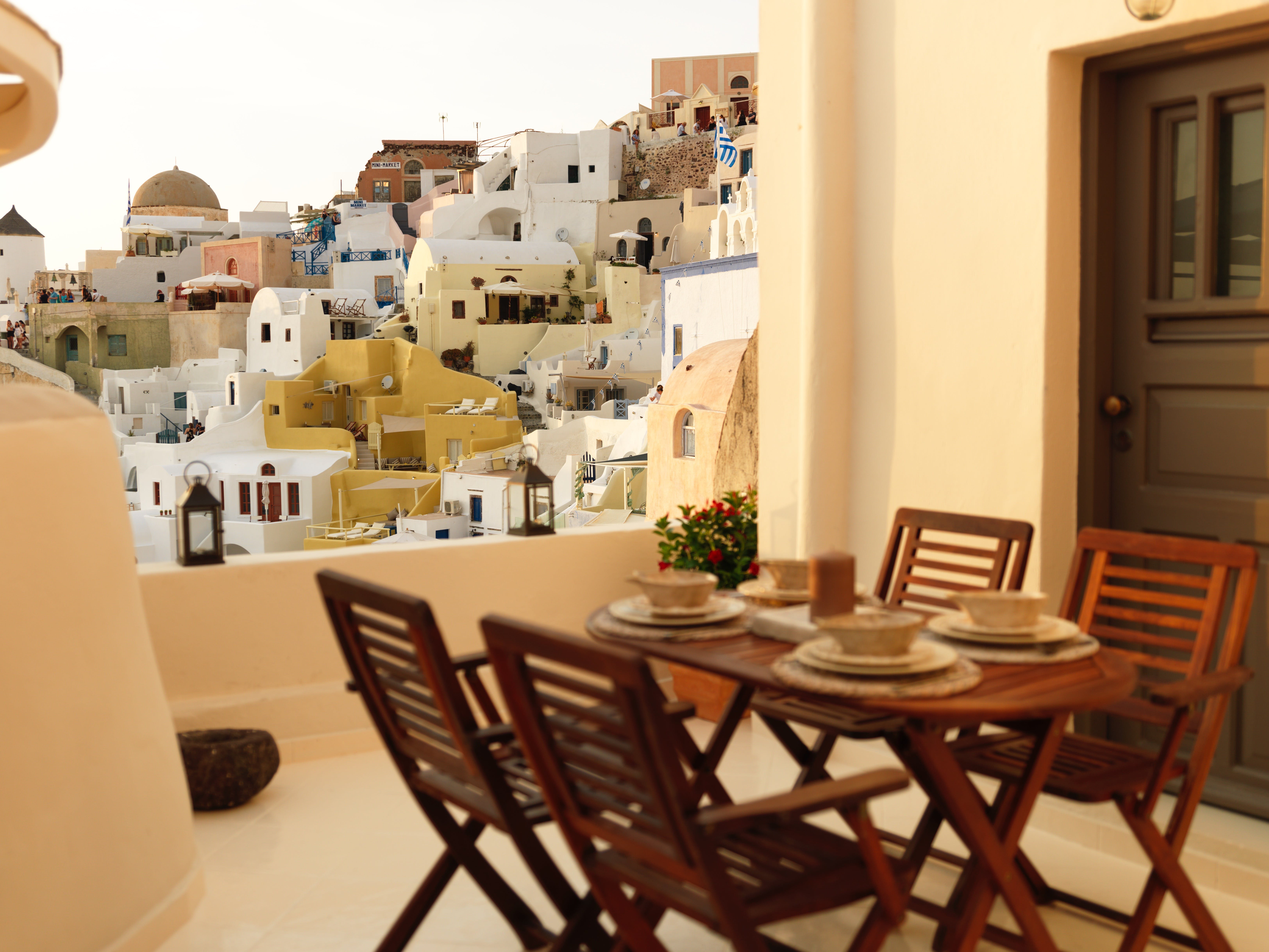 Villa Kyanos Akrotiri Santorini-730996: Seaview 3-Bedroom Luxury Villa with Air-Con, Santorini