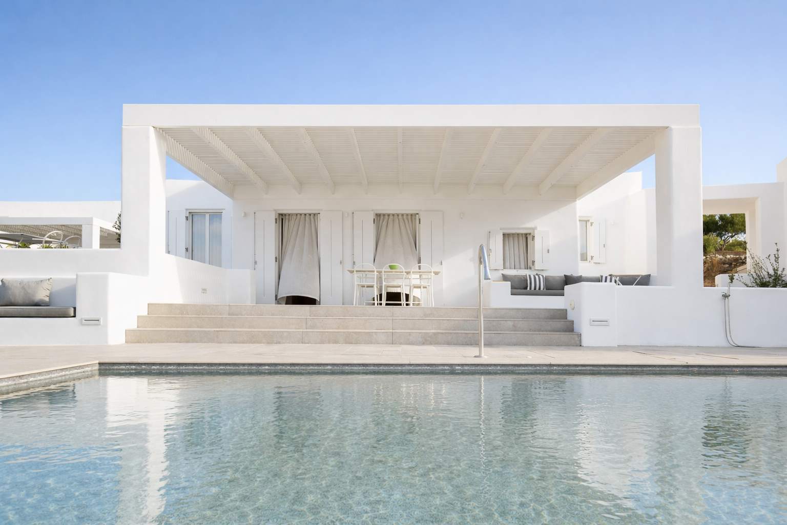 Villa Galeos Marpissa Paros: Luxury 2-Bedroom Villa with Seaview and Pool, Paros