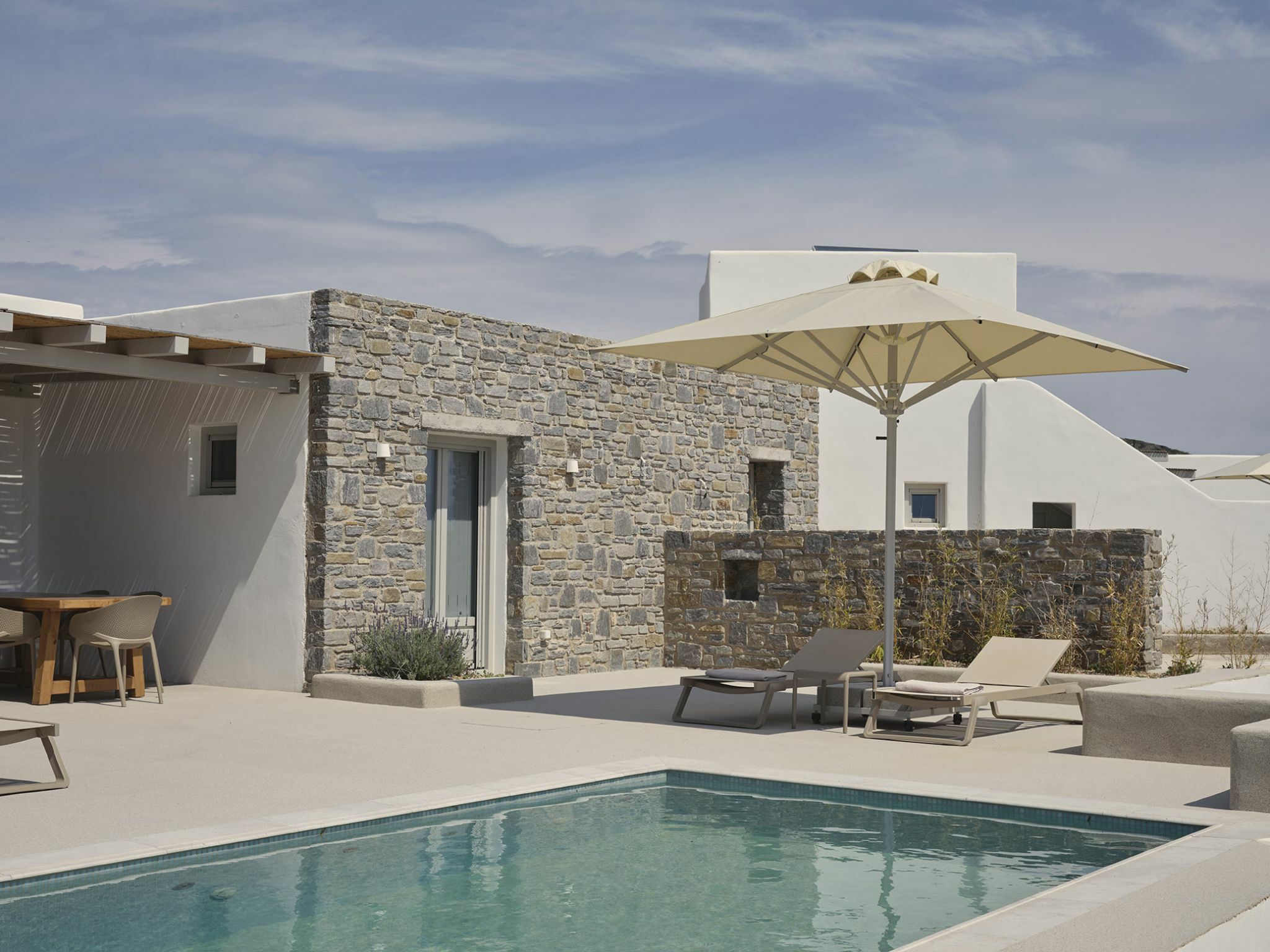 Villa Lysias Magazia Paros: Luxury 2-Bedroom Villa with Private Pool and Sea Views, Paros