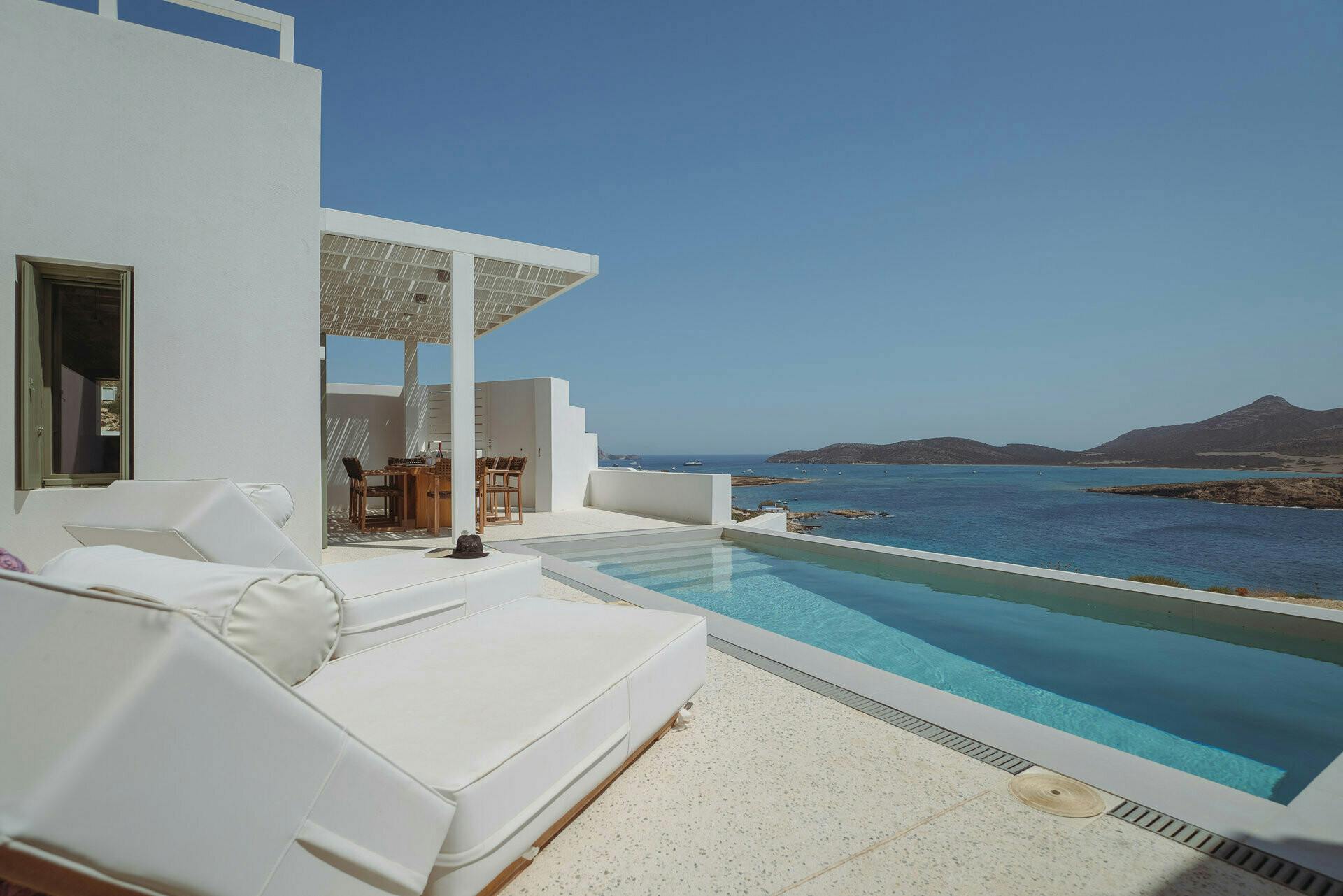 Villa Kyanos Marpissa Paros: Luxury 4-Bedroom Villa with Swimming Pool, Paros