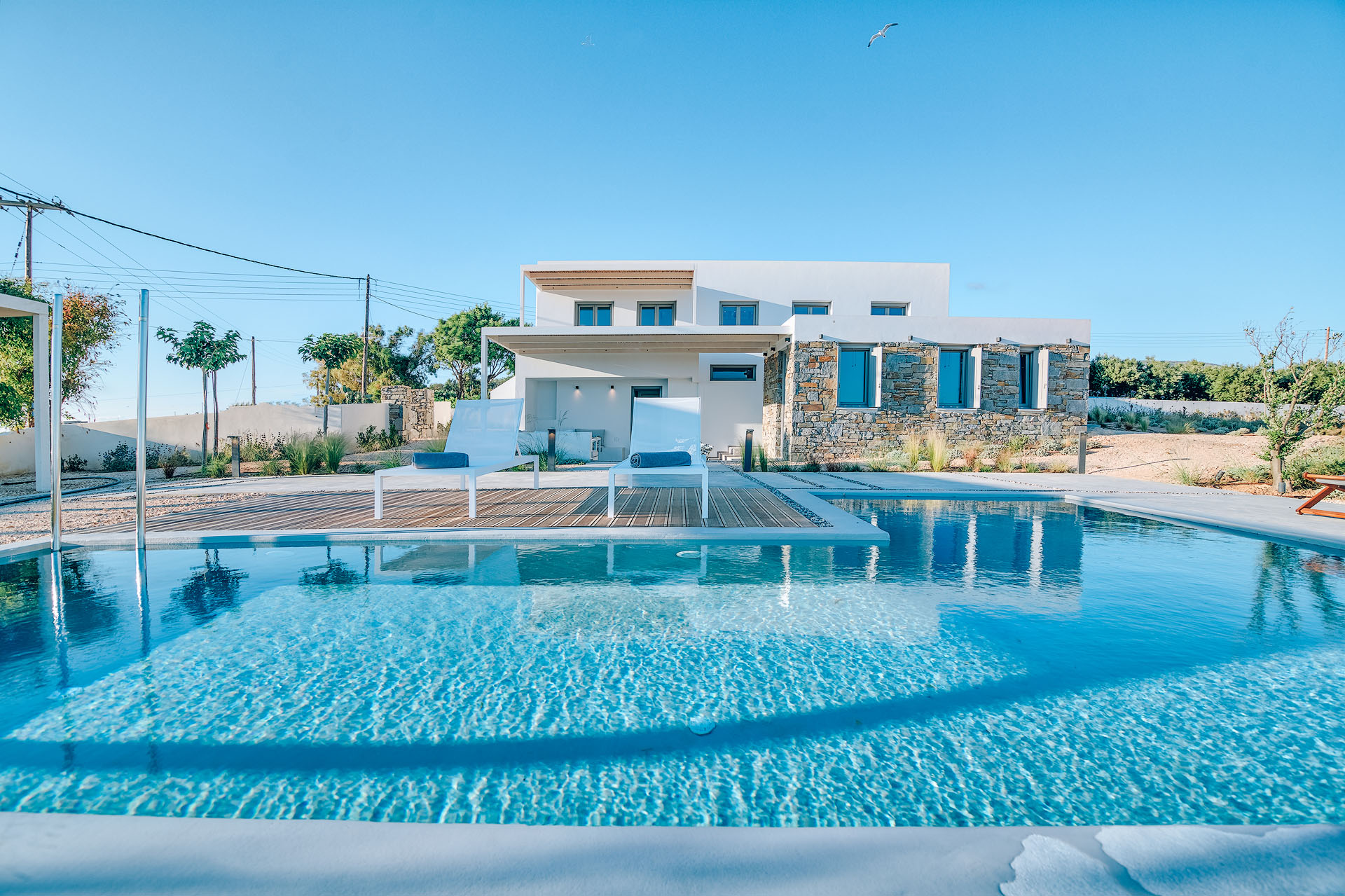 Villa Auge Marpissa Paros-784647: Luxurious 4-Bedroom Apartment with Sea Views and Pool, Paros