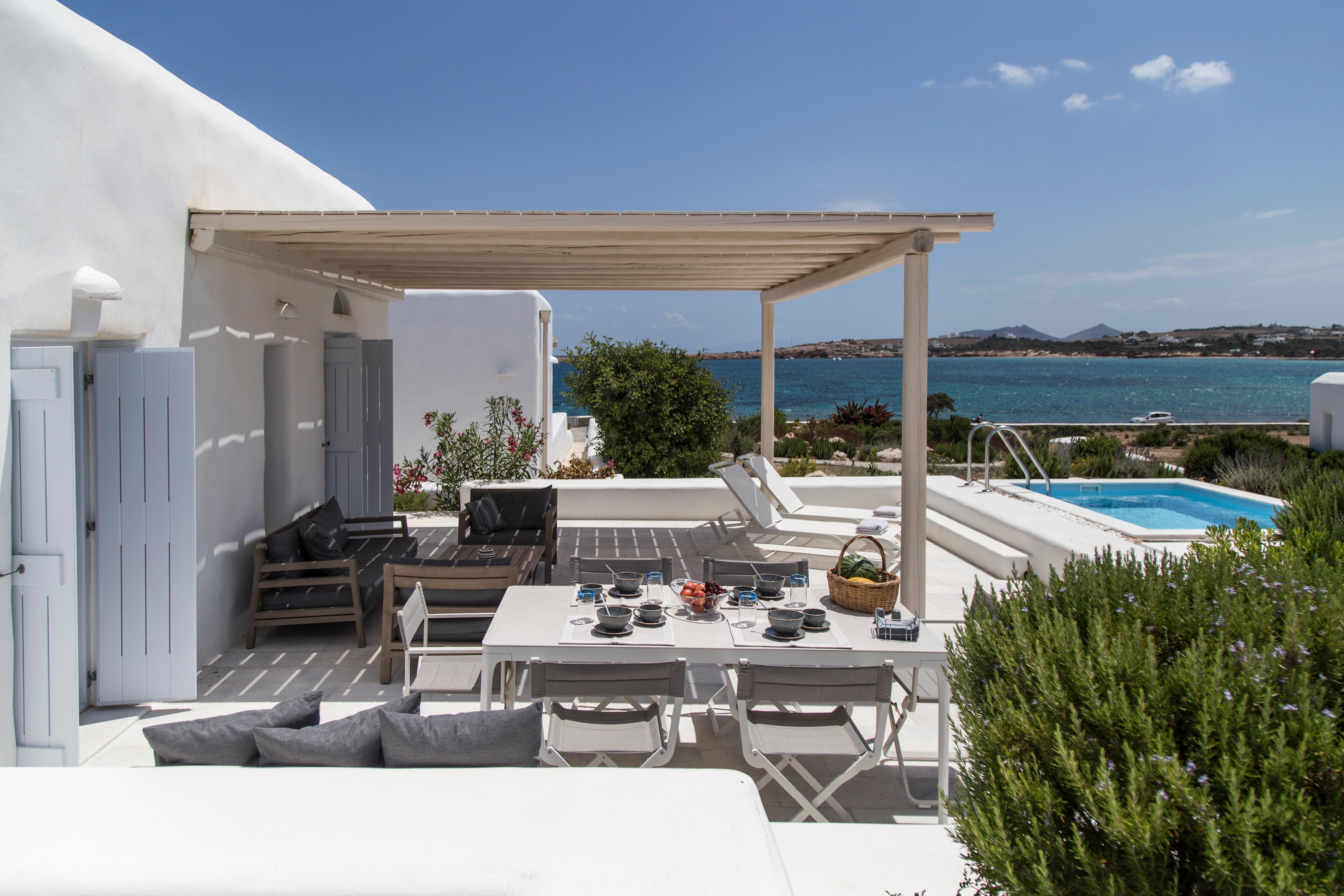 Villa Lysias Agkali Paros-751749: Luxury 3-Bedroom Apartment with Seaview and Pool, Paros