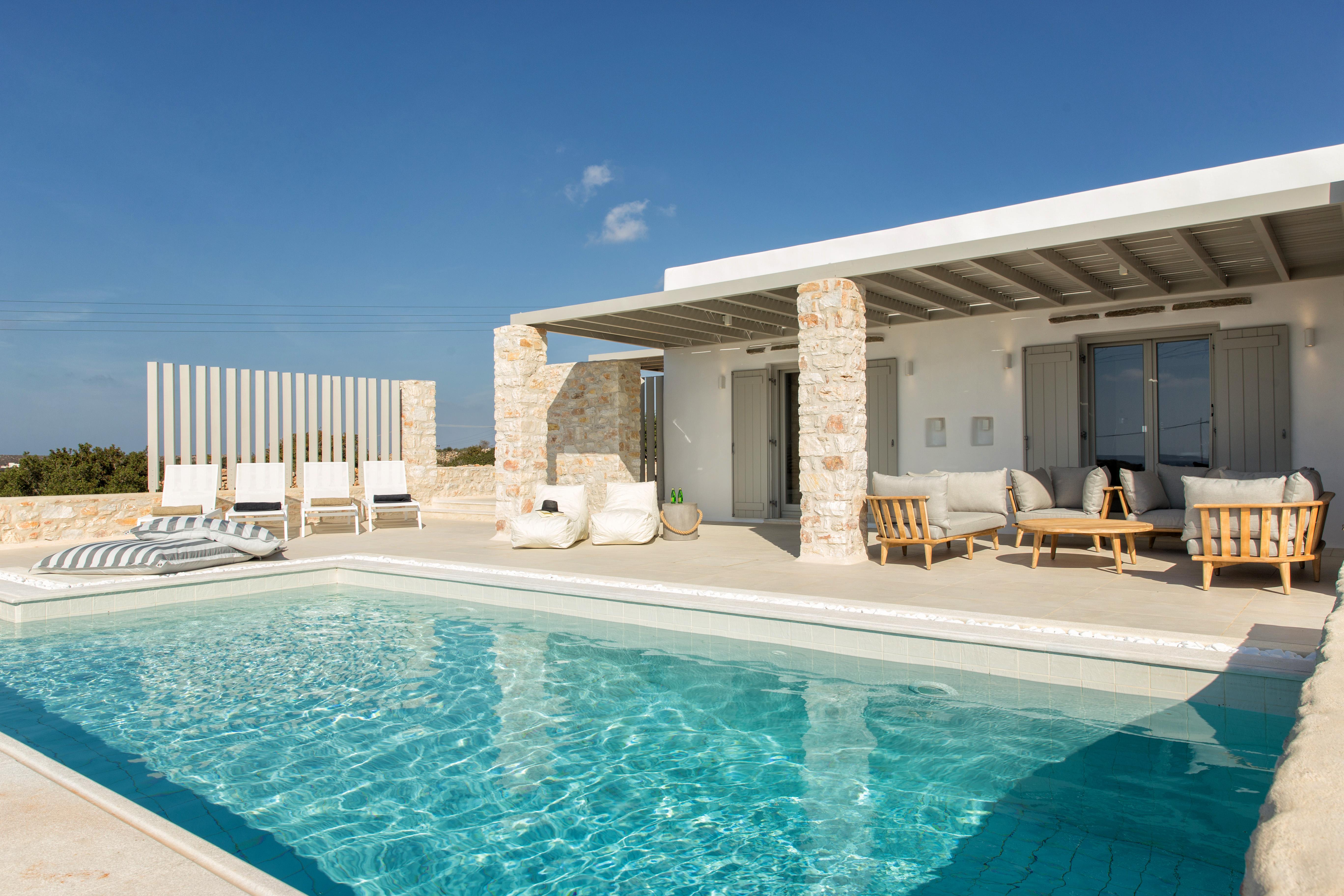 Villa Auge Piso Livadi Paros-727311: Luxury 4-Bedroom Villa with Seaview and Pool, Paros