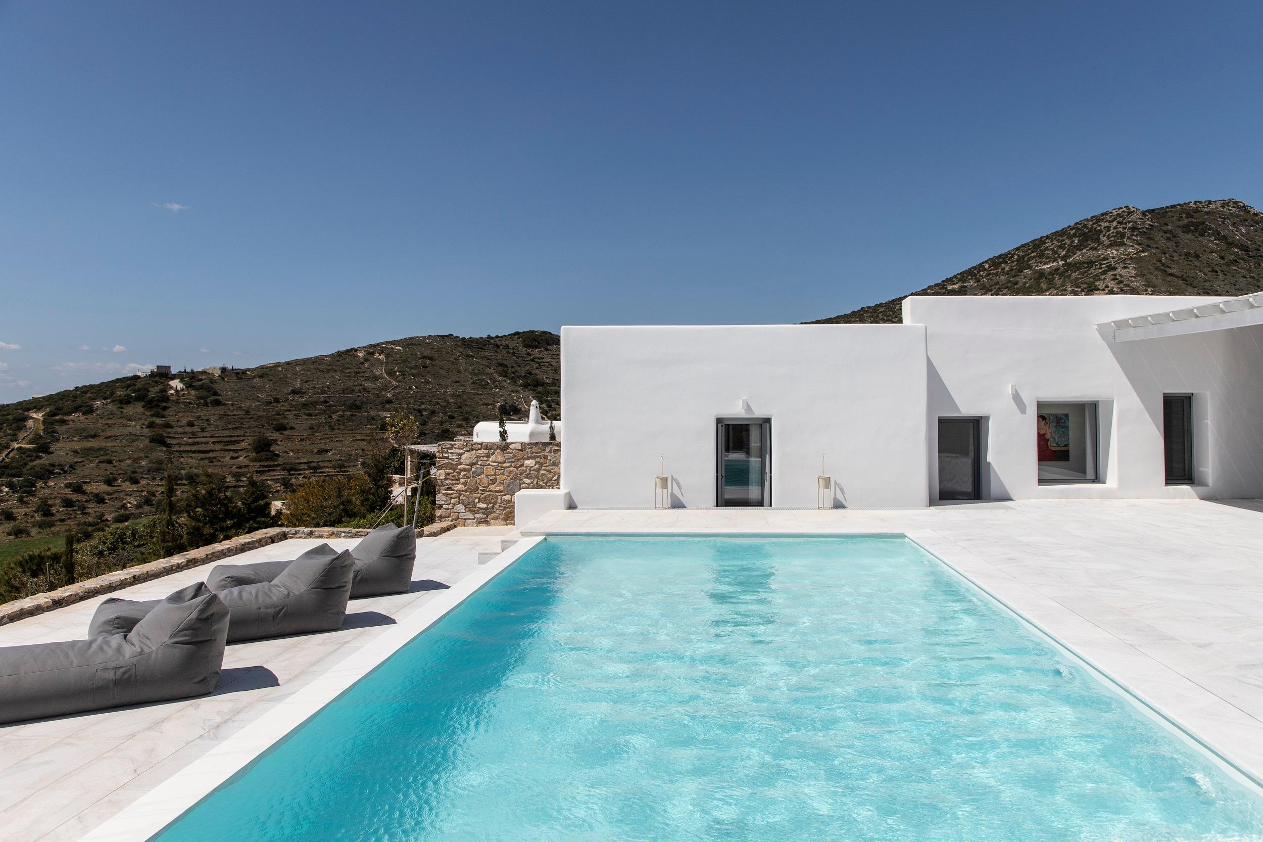 Villa Lefki Marpissa Paros-767764: Elegant 11-Bedroom Apartment with Sea View and Pool, Paros