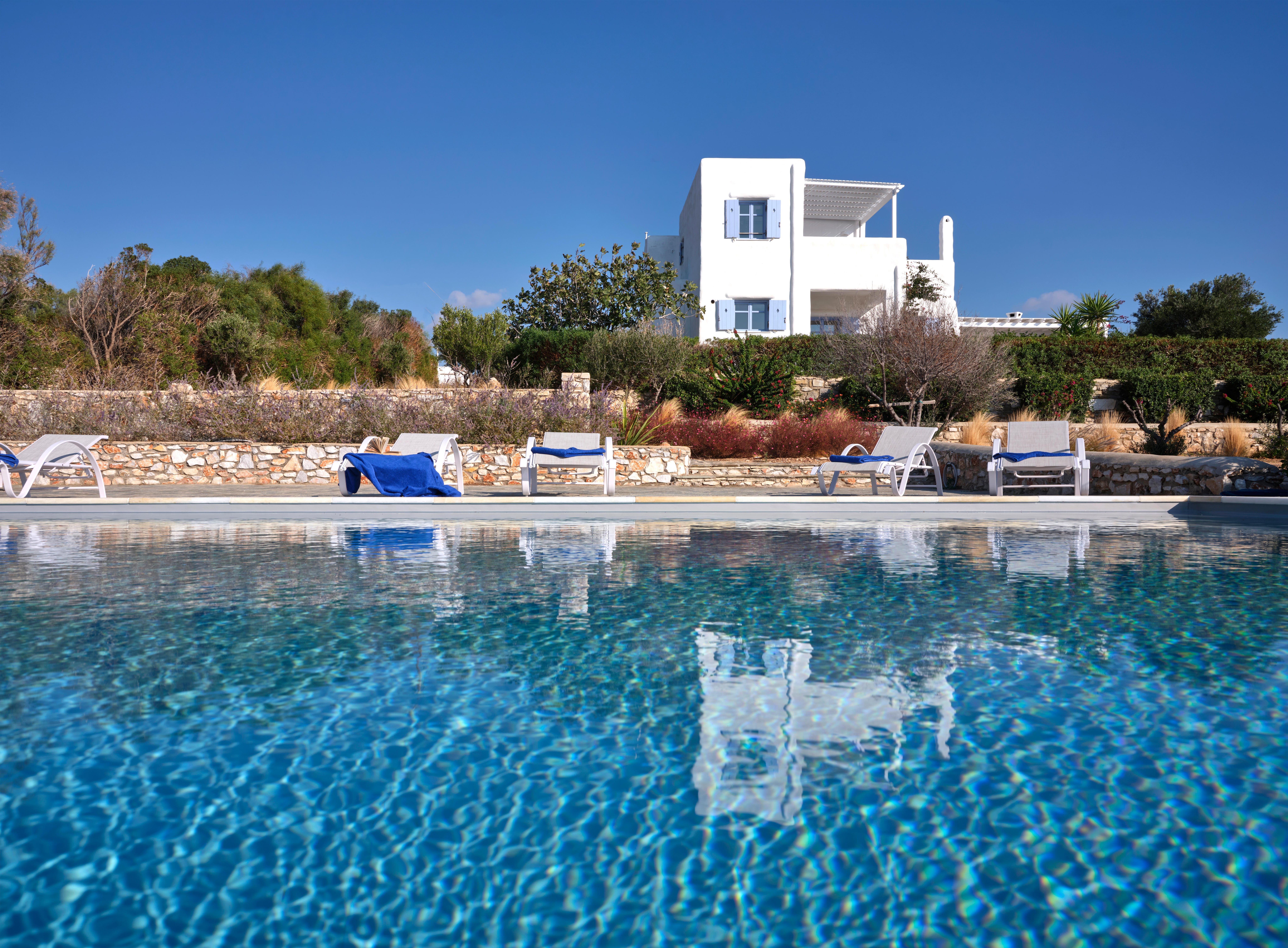 Villa Lysias Marpissa Paros-825711: Spacious 4-Bedroom Apartment with Private Pool and Sea Views, Paros