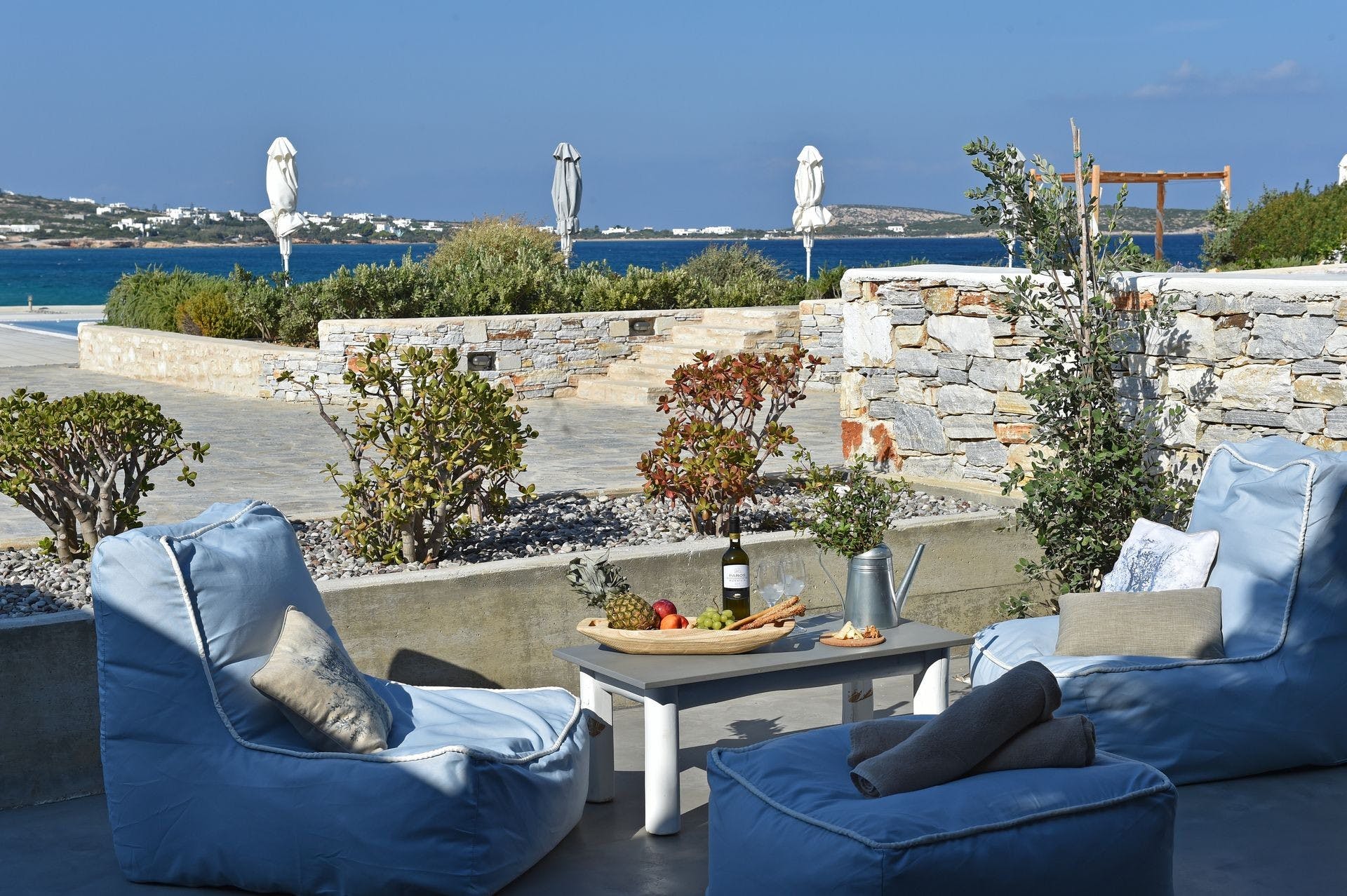 Villa Auge Marpissa Paros: Luxury 3-Bedroom Apartment with Seaview and Pool, Paros