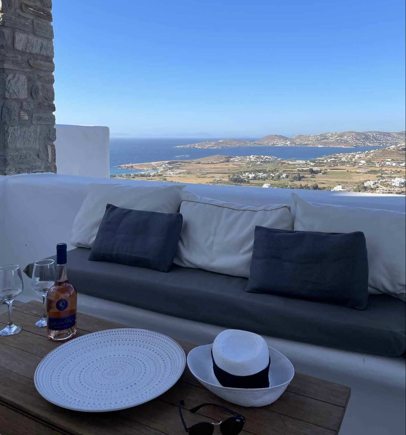 Villa Boreas Piso Livadi Paros-770661: Elegant 3-Bedroom Apartment with Seaview and Pool, Paros