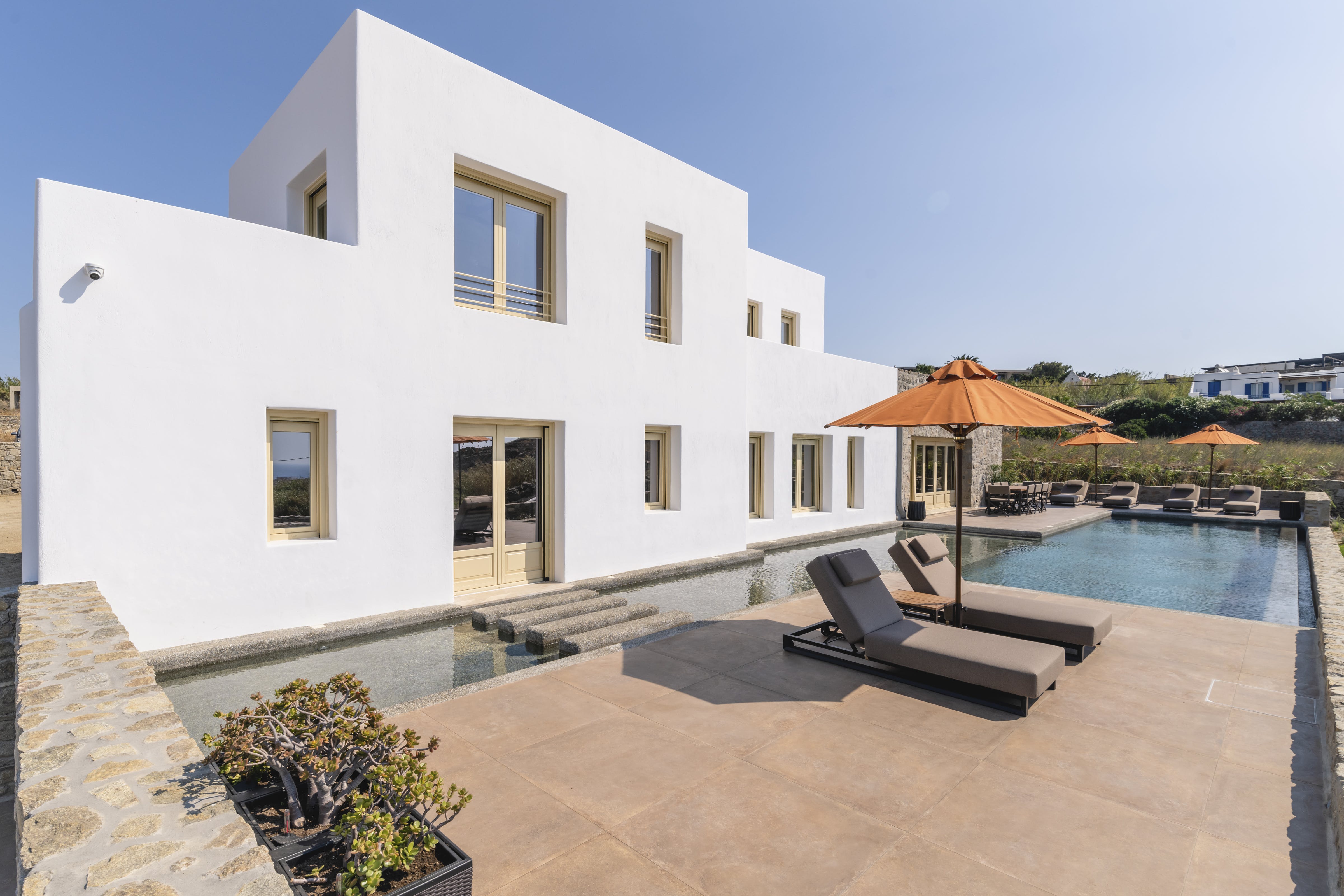 Villa Lysias Armenistis Platis Gialos: Luxury 3-Bedroom Apartment with Sea View and Pool, Platis Gialos