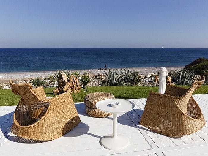 Villa Lysias Mandraki Plimmiri: 7-Bedroom Beachfront Luxury Apartment with Air-Con, Rhodes