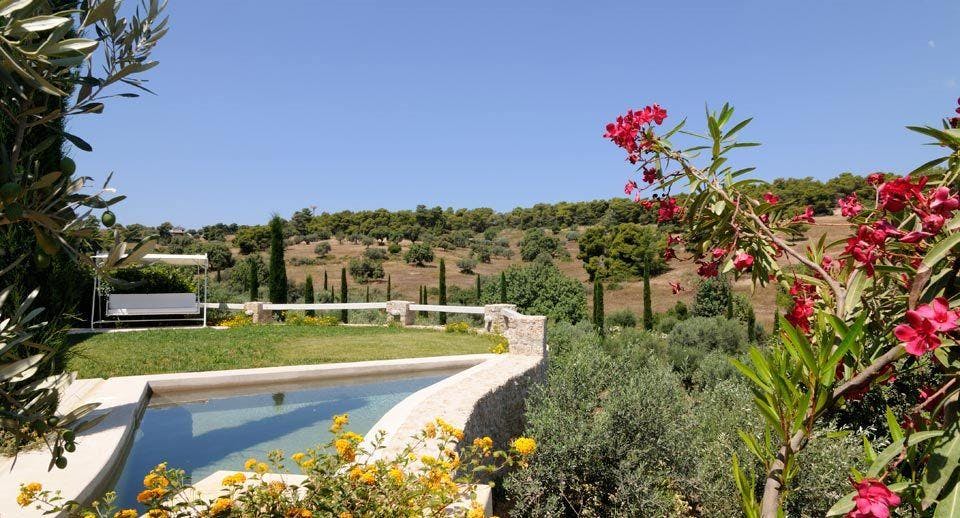 Villa Lysias Fanari Porto Heli Greece: Luxury 3-Bedroom Apartment with Seaview and Pool, Argolis