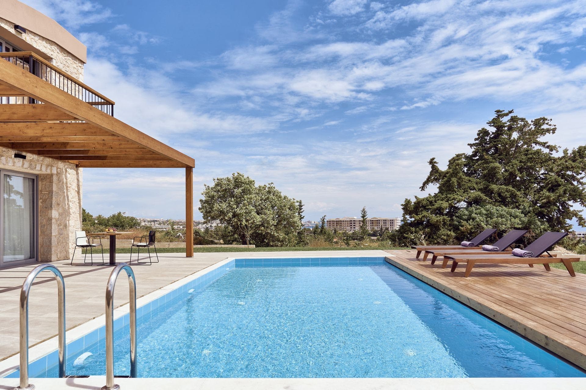 Villa Lefki Acandia Rhodes Town: Spacious 4-Bedroom Apartment with Pool, Rhodes Town