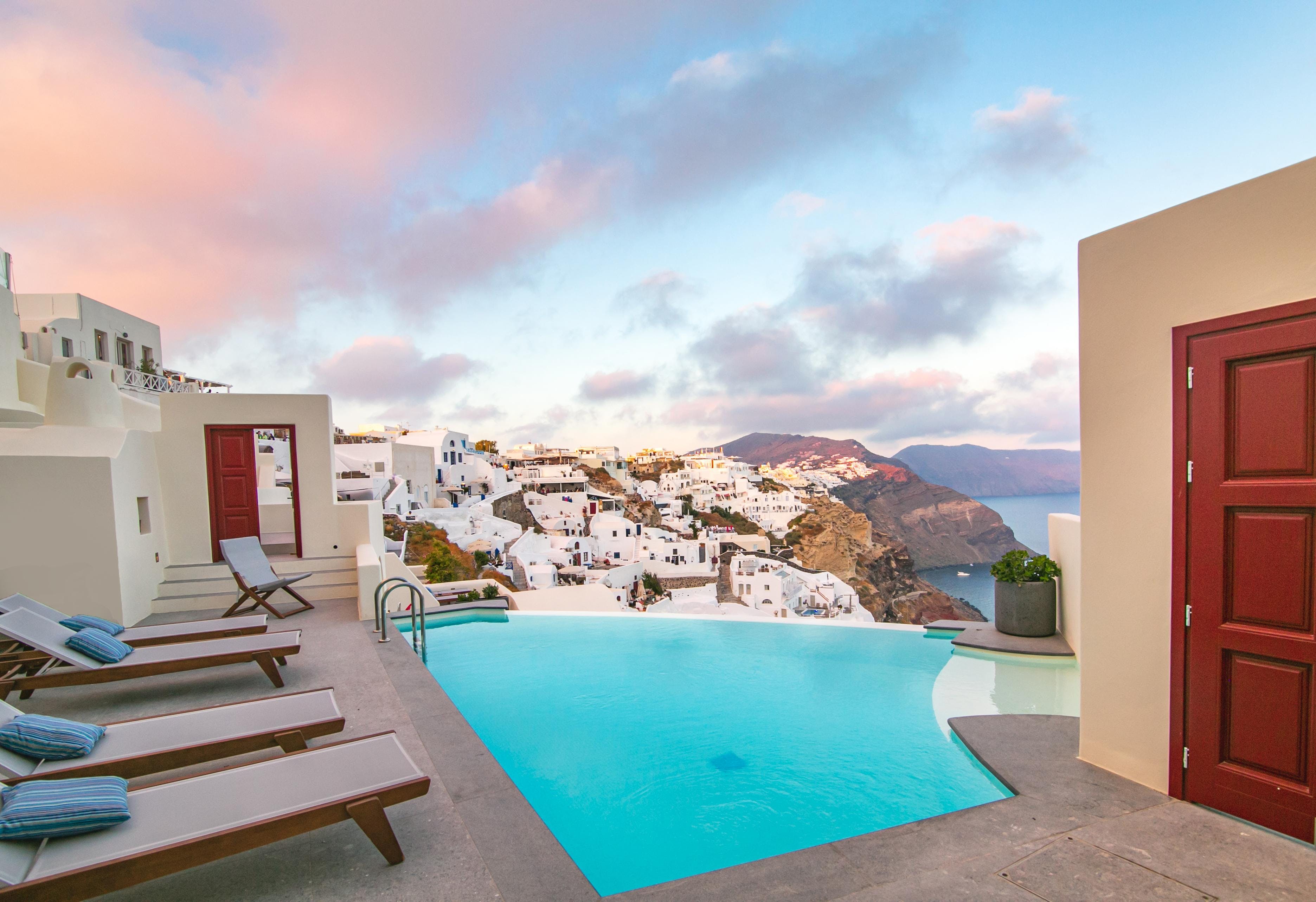 Villa Lefkos Pyrgos Santorini-719601: Luxury 2-Bedroom Villa with Infinity Pool and Sea Views, Santorini
