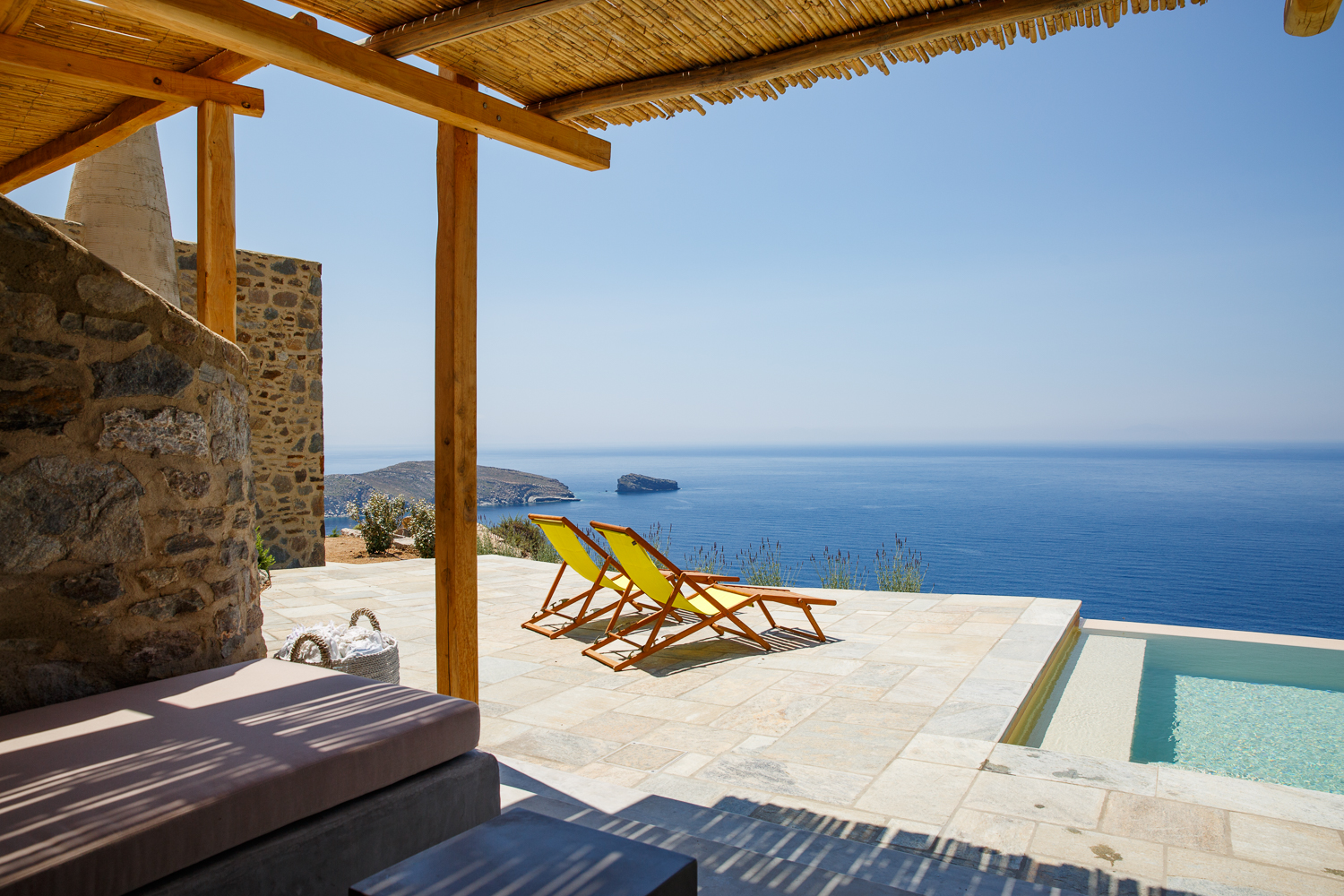 Villa Lysias Serifos Kavos Serifos: Luxury 3-Bedroom Villa with Seaview and Pool, Serifos