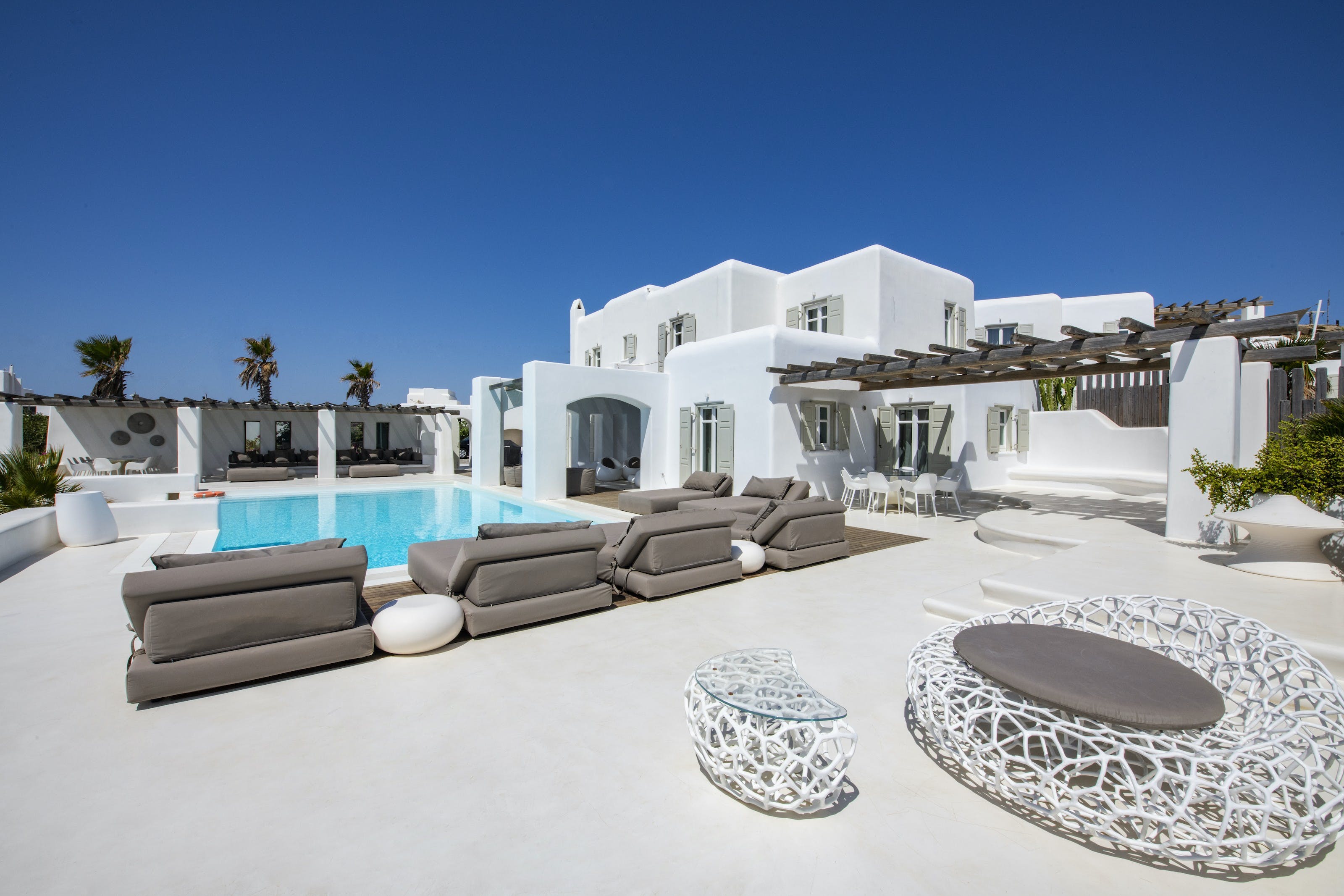 Villa Auge Agriolivado Tourlos: Spacious 7-Bedroom Apartment with Infinity Pool, Mykonos