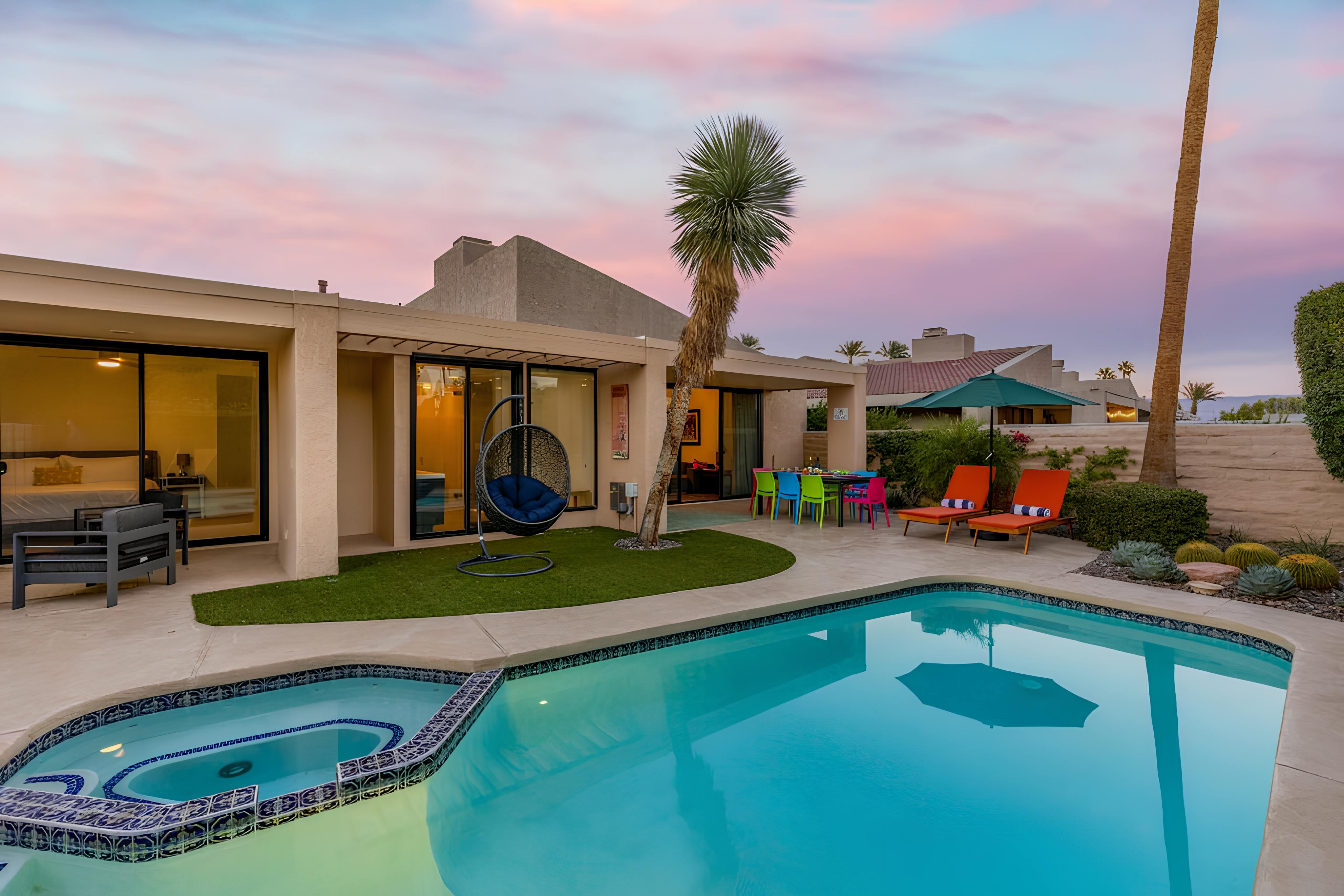 Villa Aurore Bogert Trail Cathedral City-834058: Luxury 3-Bedroom Villa with Pool and Hot Tub, Cathedral City