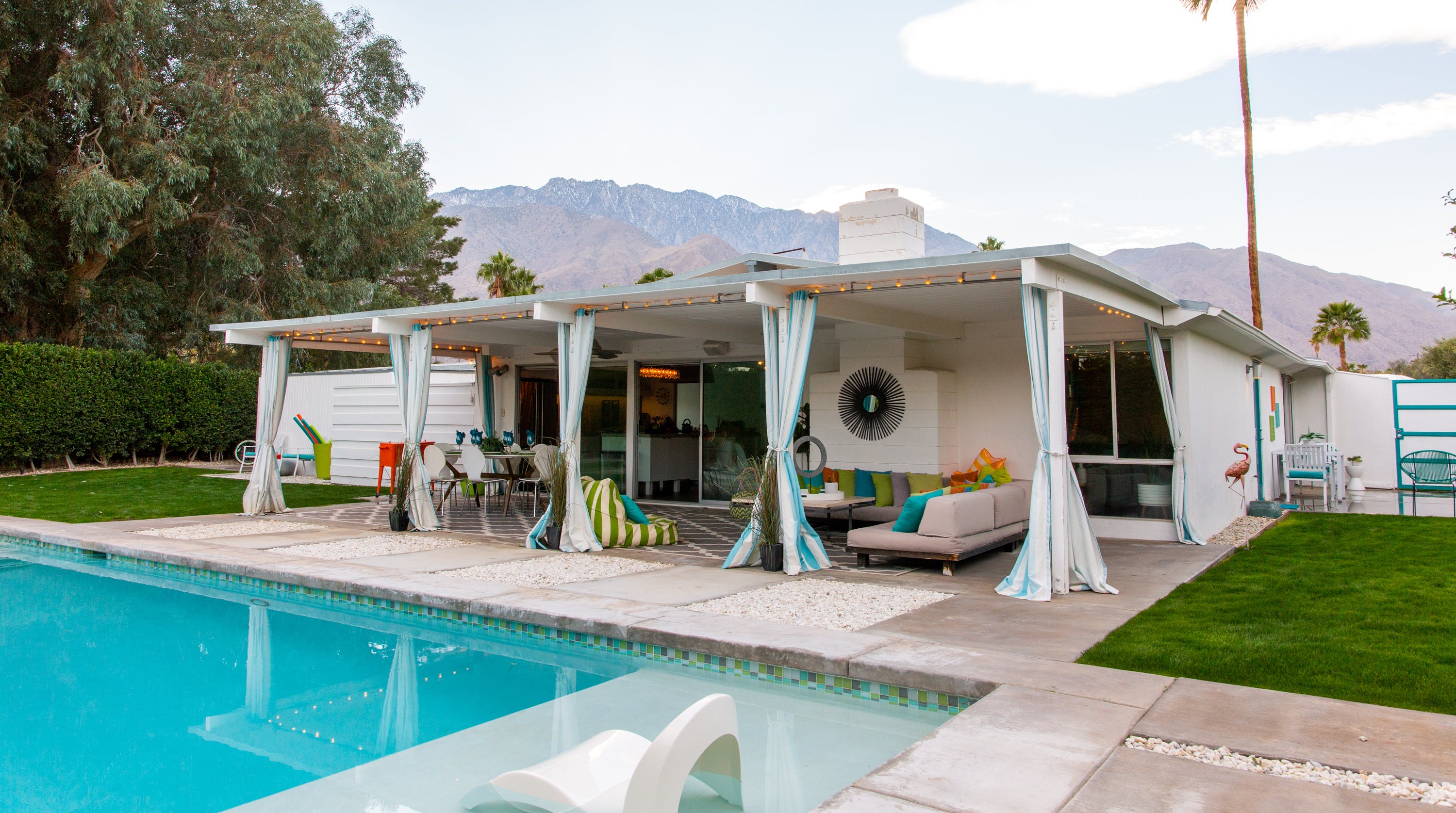 Villa Grecale Mesquite Cathedral City: Luxury 3-Bedroom Villa with Saltwater Pool and Hot Tub, Cathedral City
