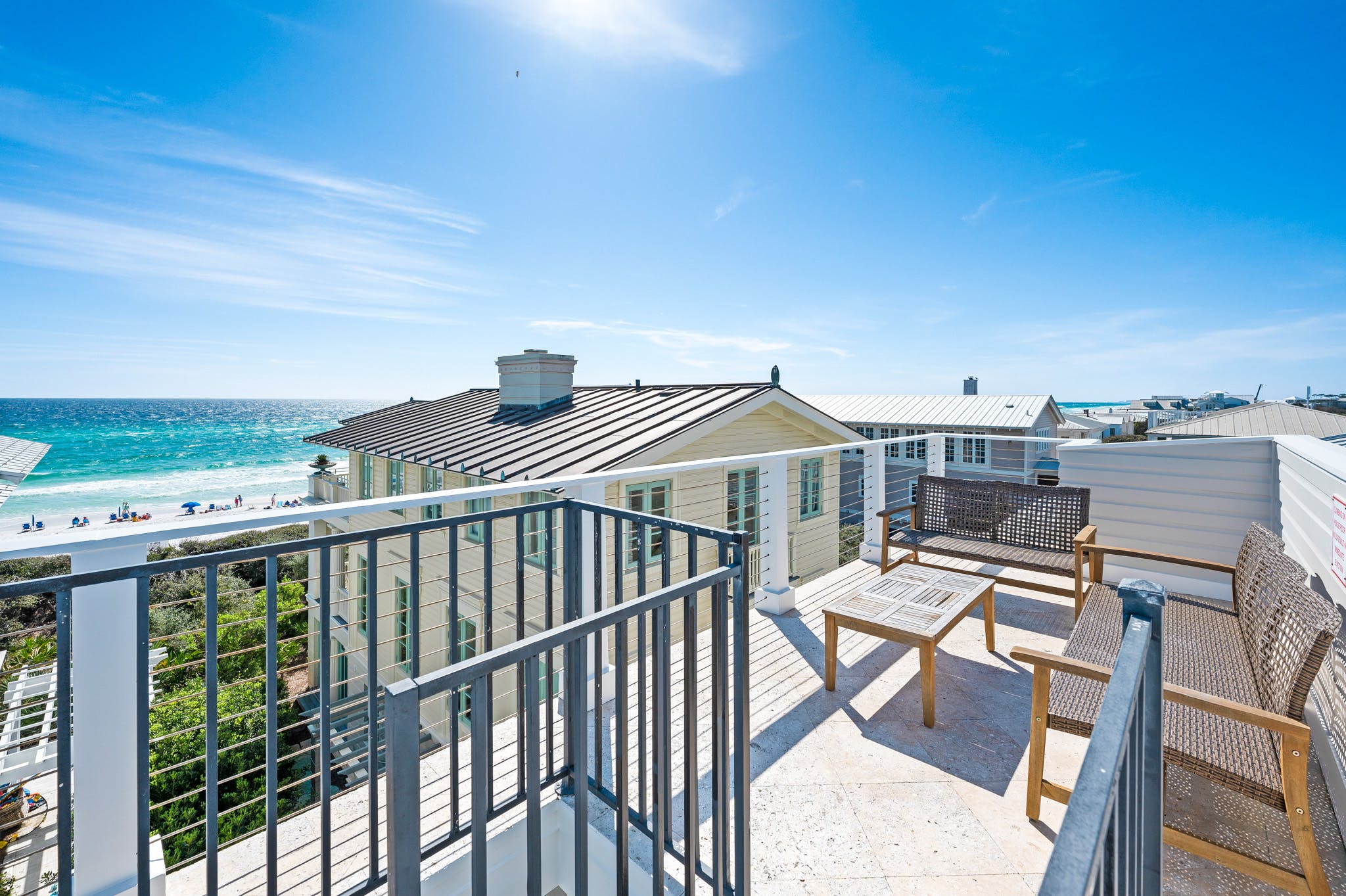Villa Palmetto Santa Rosa: Luxury 4-Bedroom Villa with Tennis Court and Seaview, Walton County