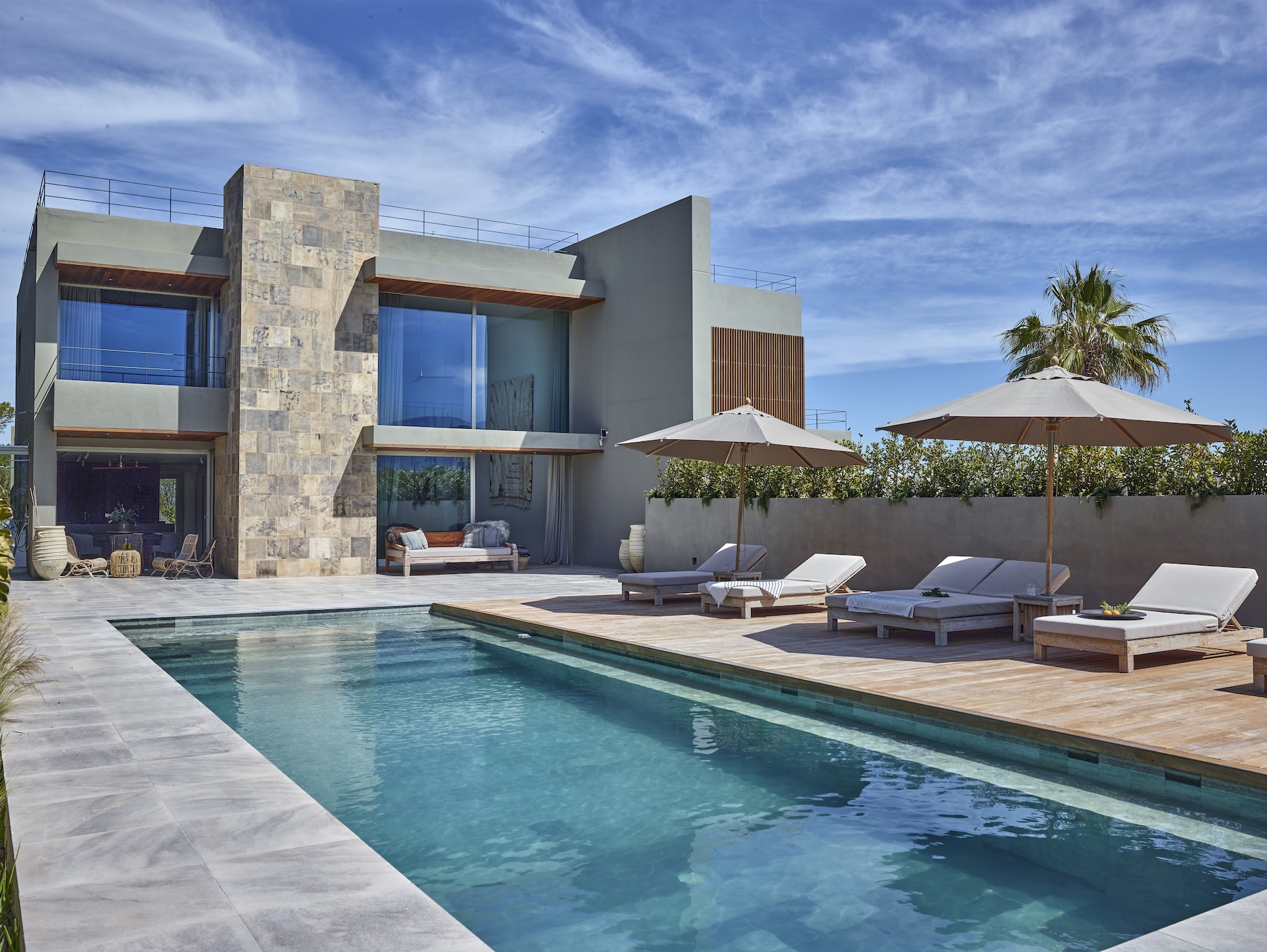 Villa Madrugada Cala Tarida San José: Luxury 4-Bedroom Villa with Stunning Sea Views, San José