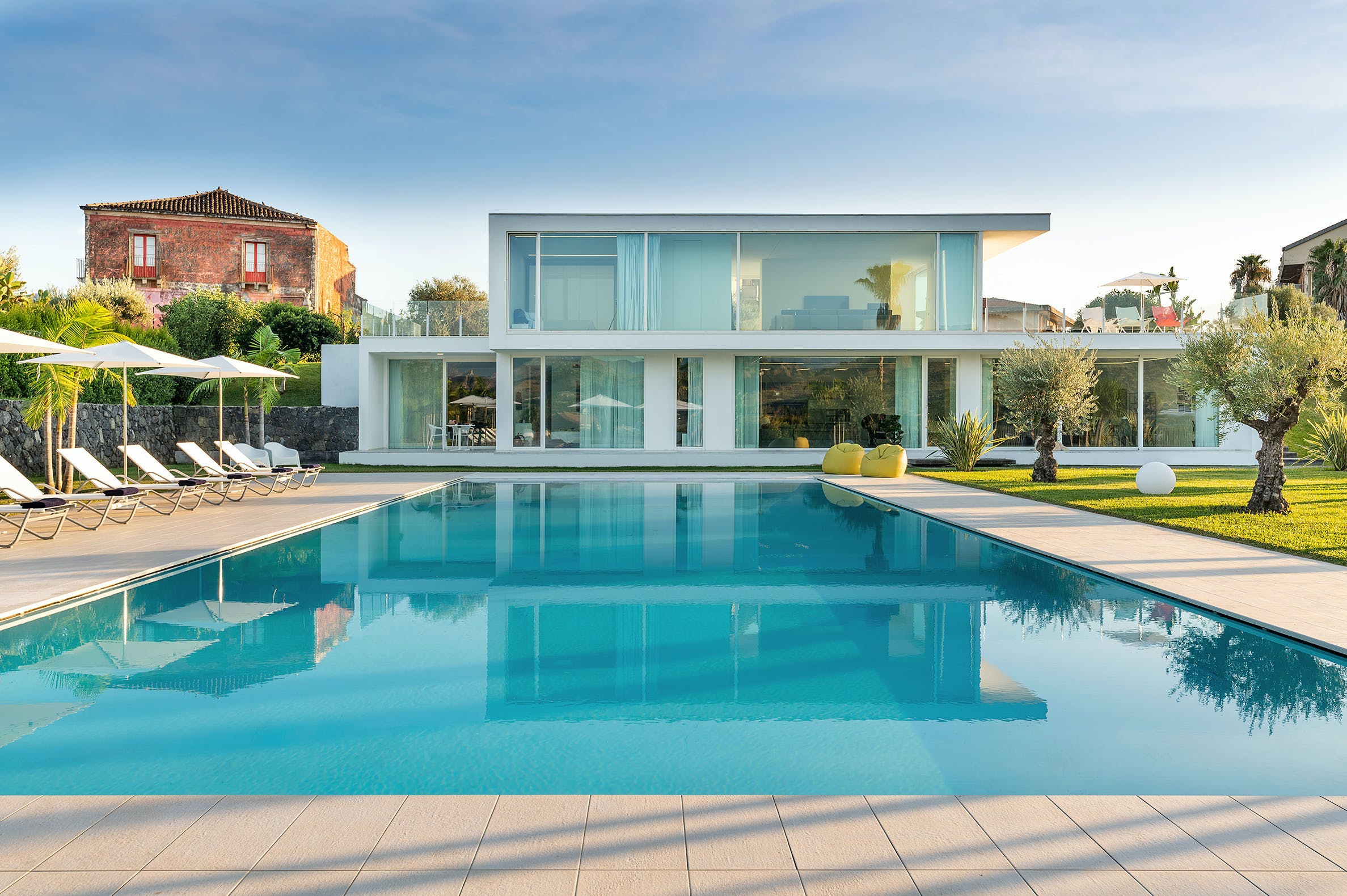 Villa Crepuscolo Mazzarò Taormina: Luxury 7-Bedroom Apartment with Pool and Sauna, Taormina