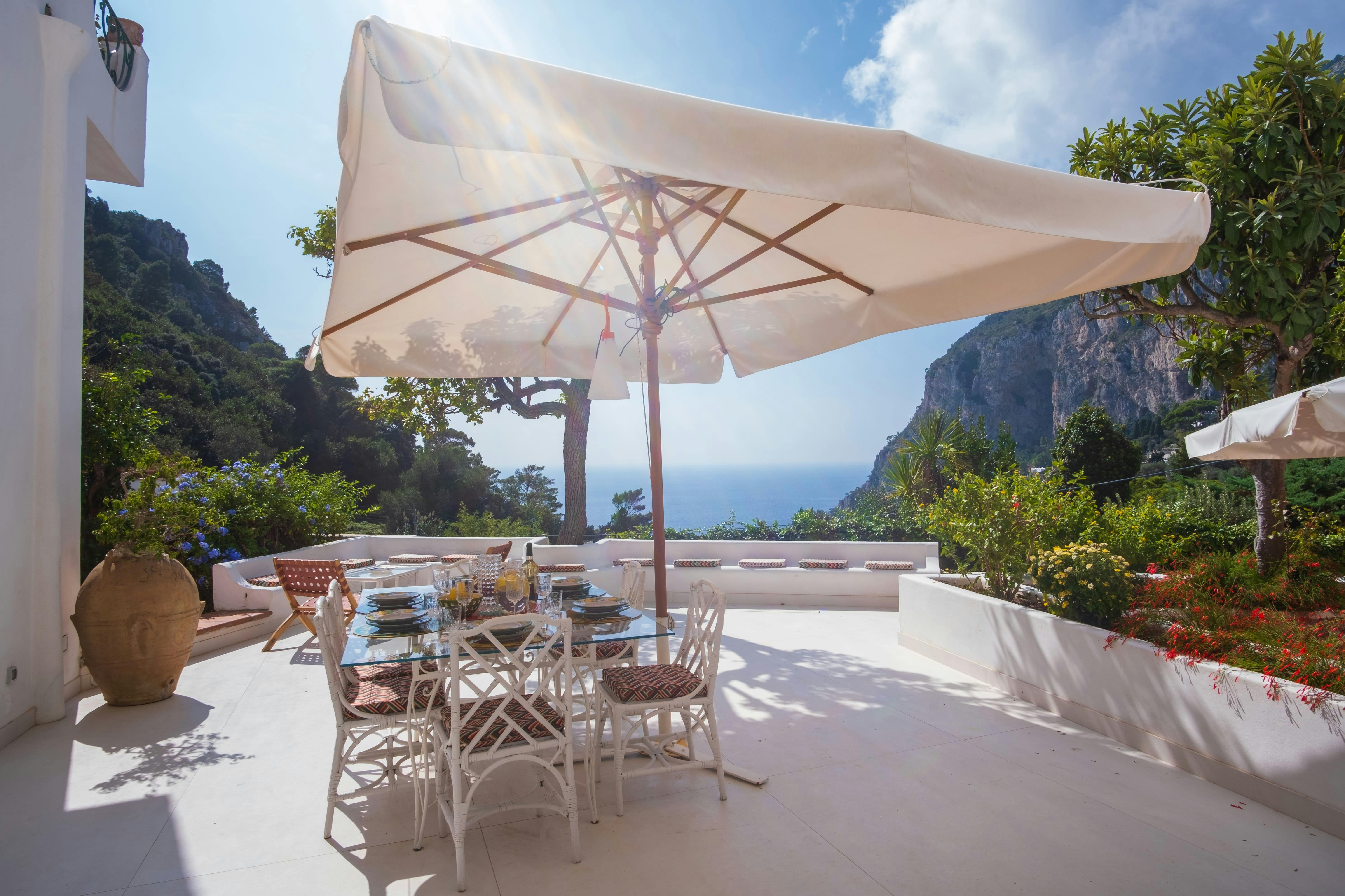 Villa Alba Gradola Capri: Luxury 1-Bedroom Villa with Seaview and Terrace, Capri