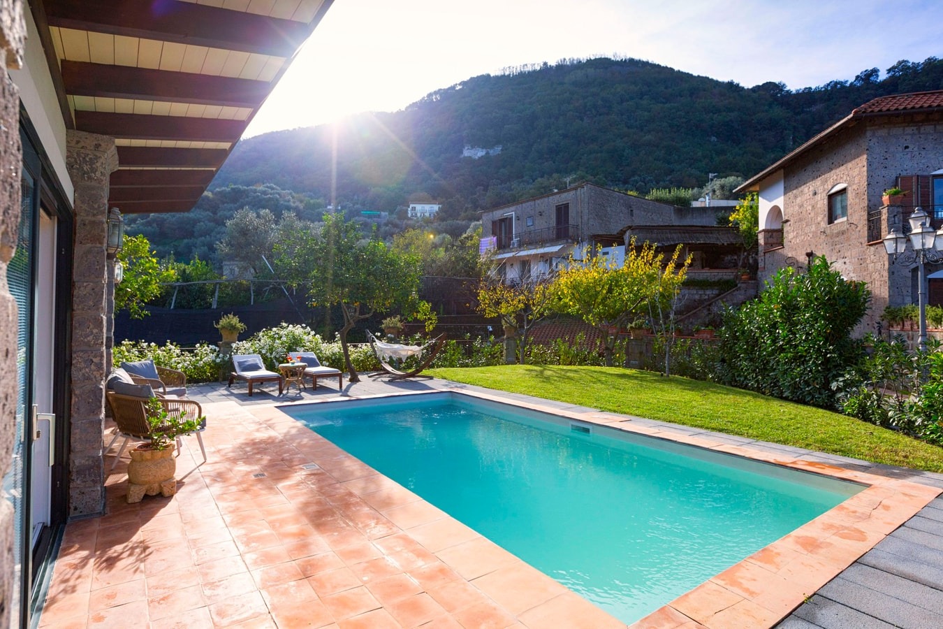 Villa Celeste Punta Campanella Sorrento: Luxury 3-Bedroom Villa with Pool and Lush Gardens, Sorrento