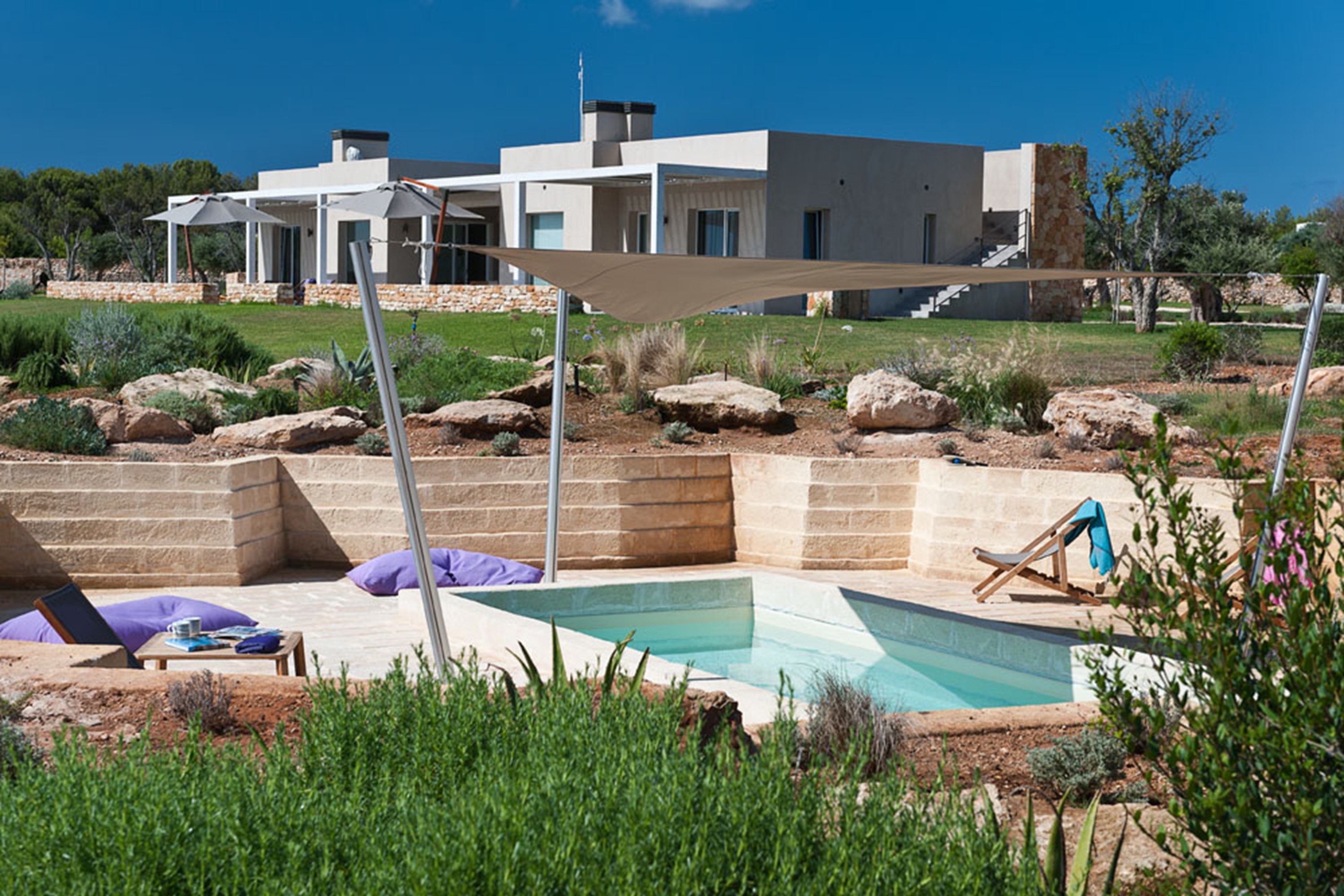 Villa Grecale Marausa Sicily: Luxury 3-Bedroom Villa with Seaviews and Pool, Trapani