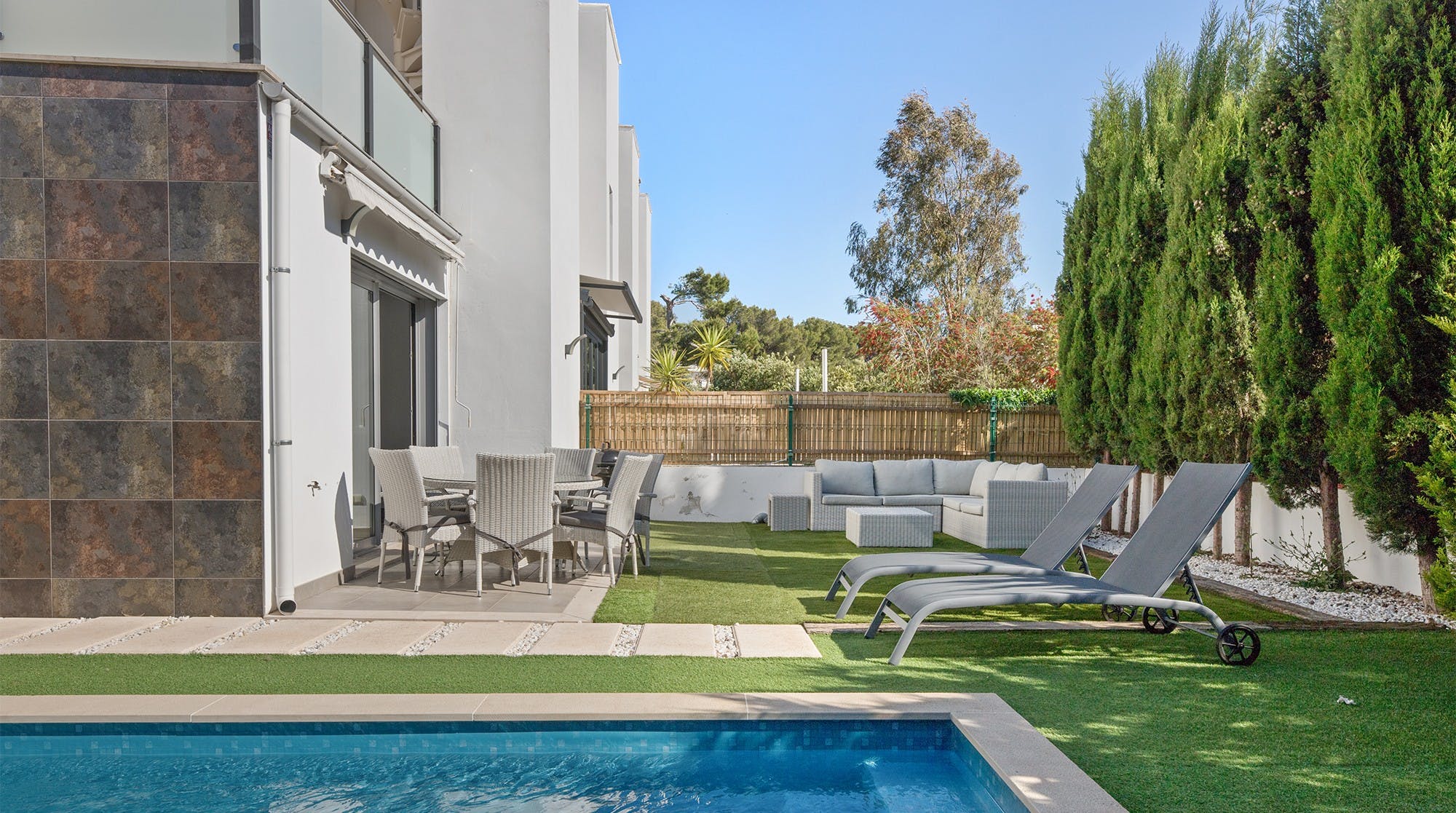 Villa Ponent Boquer Alcudia: Luxury 3-Bedroom Villa with Pool and Seaview, Alcudia