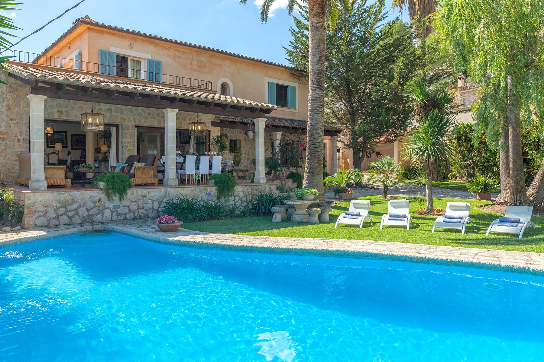 Villa Alborada Santa Magdalena Inca: Luxury 4-Bedroom Villa with Seaview and Pool, Inca Mallorca