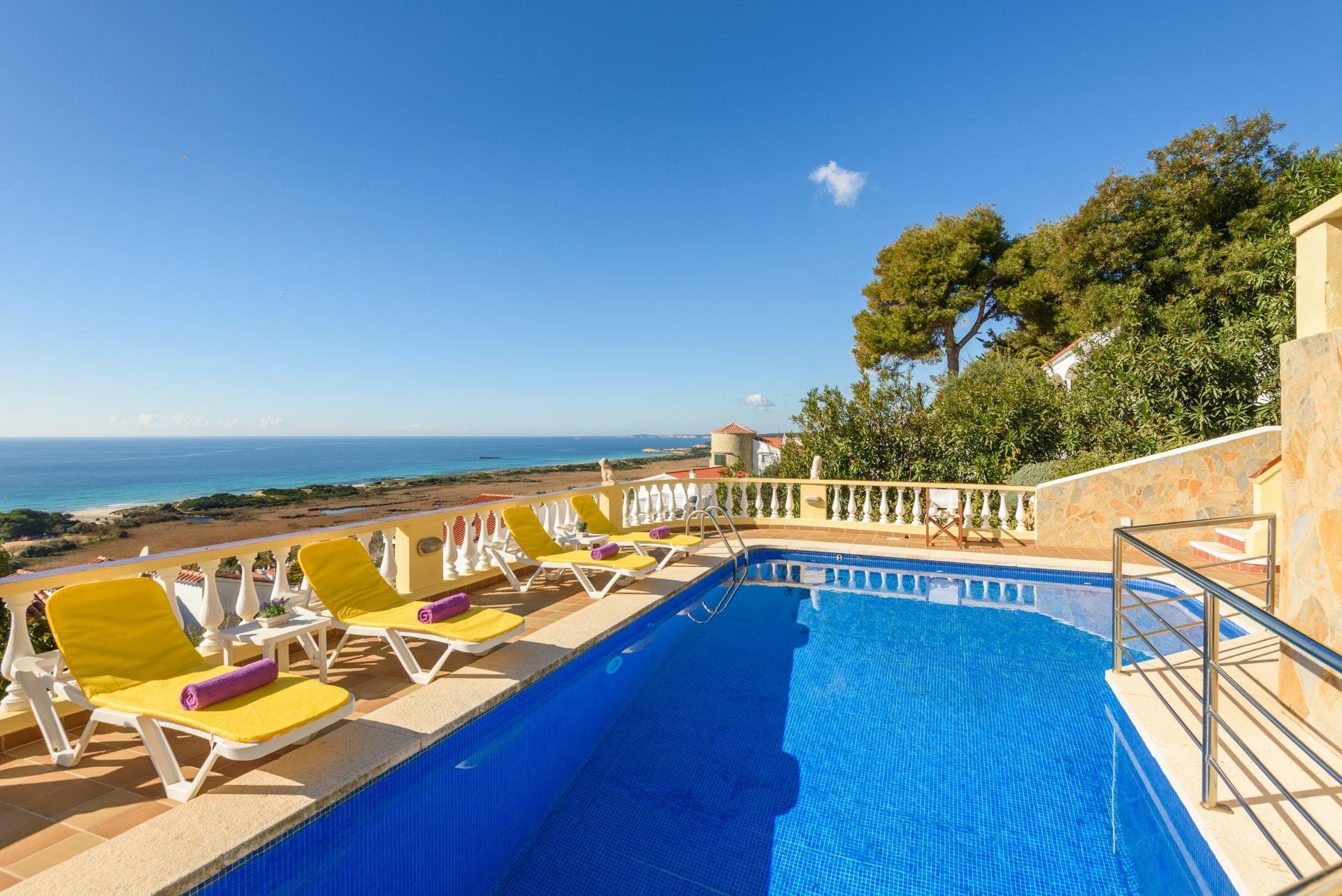 Villa Tramuntana Amarilla Menorca: Luxury 5-Bedroom Villa with Stunning Sea Views, Menorca