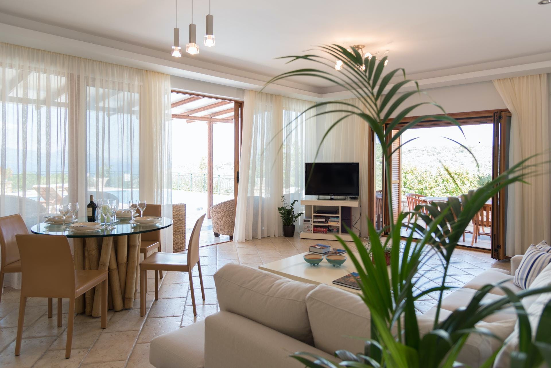 Villa Vasilikos Lefkada: Luxury 3-Bedroom Villa with Private Pool and Sea Views, Lefkada