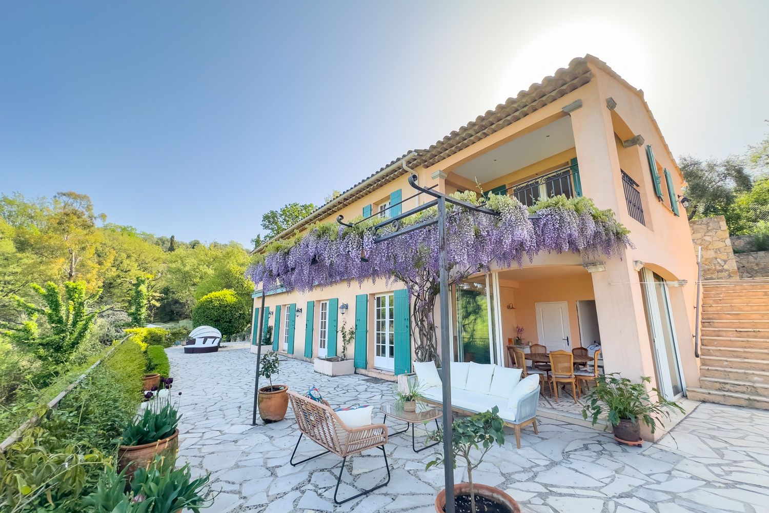 Bastide Lavande Bigarel Fréjus: 4-Bedroom Villa with Heated Pool and Countryside Views on th