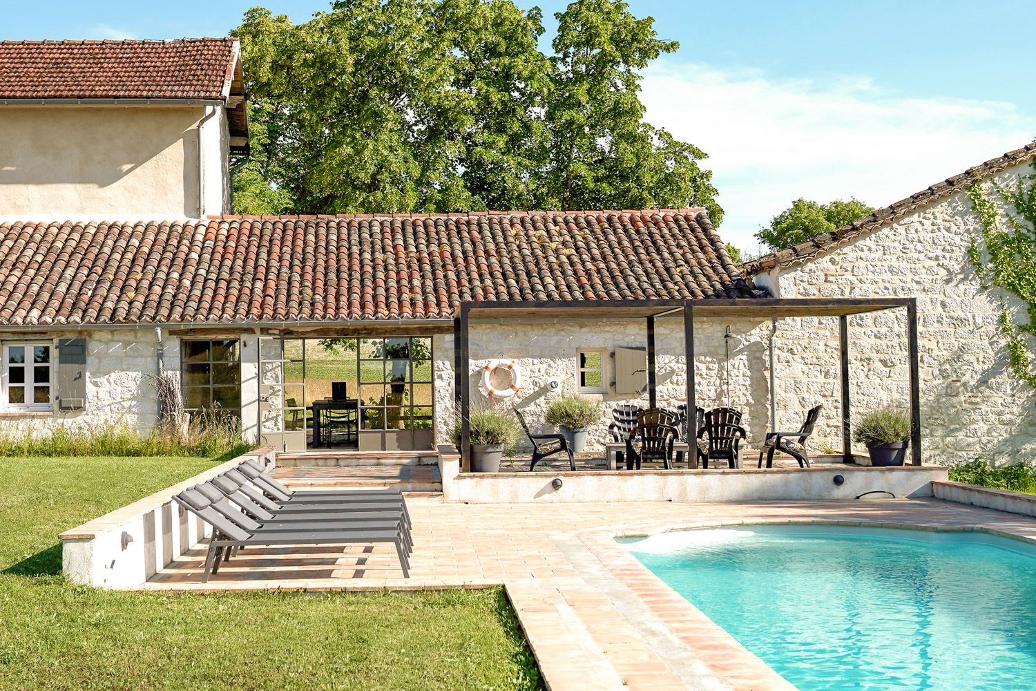 Maison Lavande Montratier Cahors: 4-Bedroom Villa with Fireplace and Valley Views in Midi-Pyre