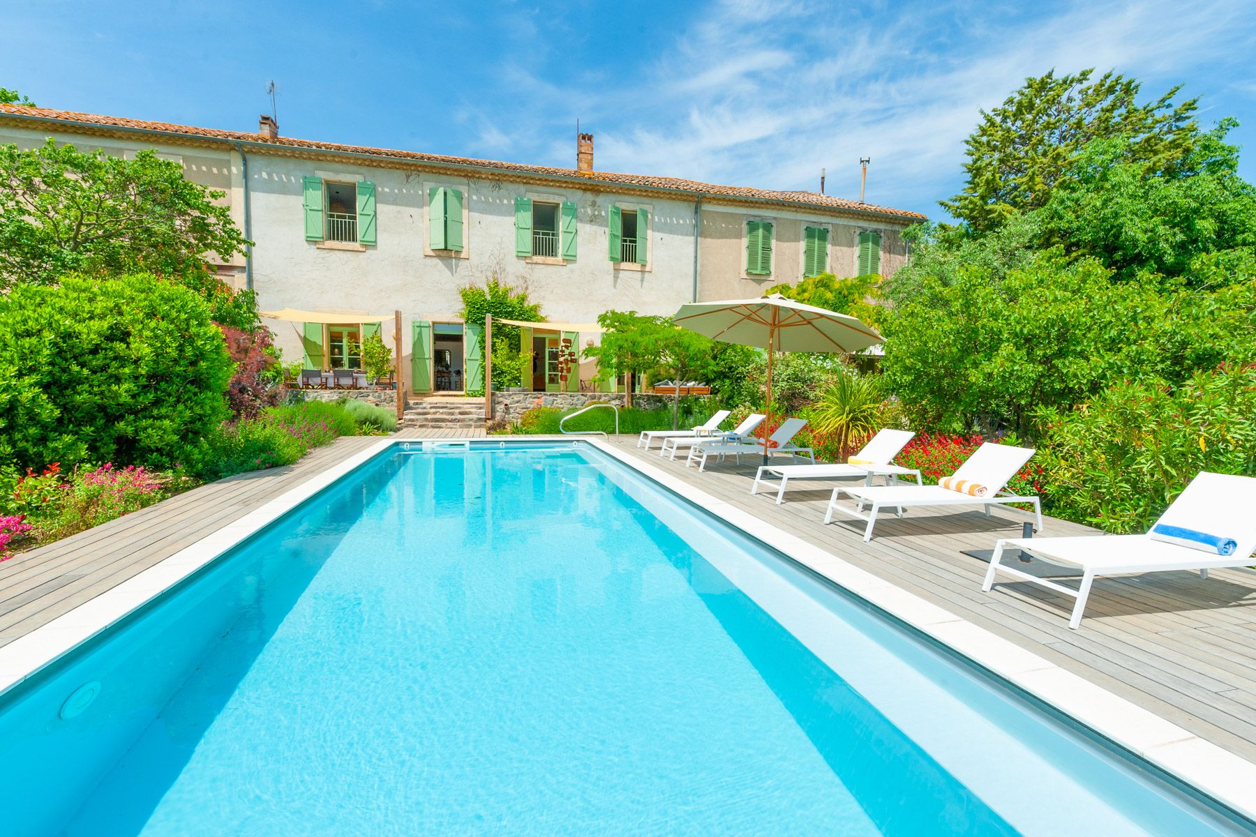 Mas Ambroisie Minervois Languedoc: 4-Bedroom Canalside Villa with Private Pool and Spa in Langu