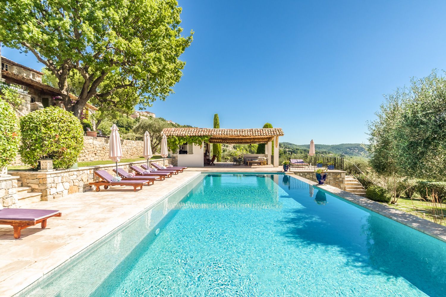 Mas Lumière Bellevie Gassin: 1-Bedroom Historic Tower with Heated Pool on the French Rivi