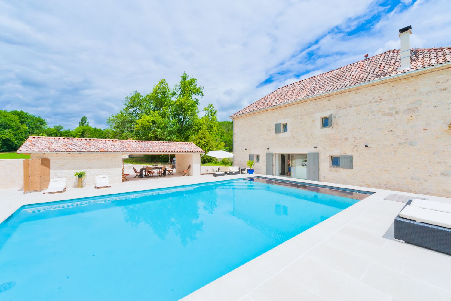 Moulin Doré Souquet Gourdon: 4-Bedroom Restored Country Home with Pool and Spa in Midi-Py