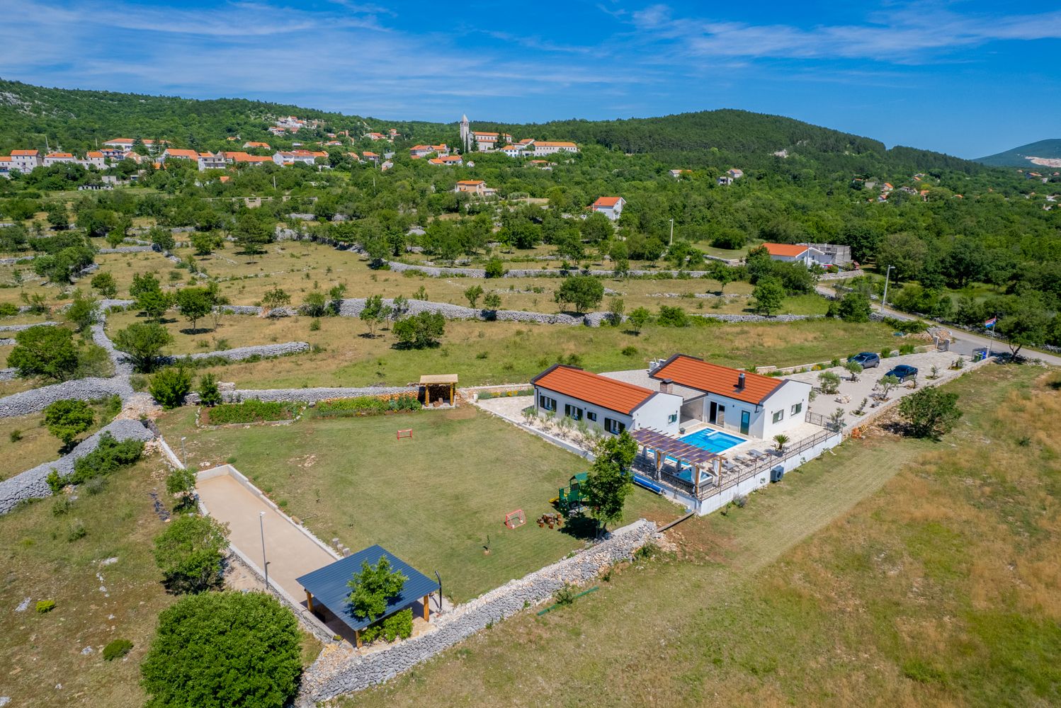 Vila Sunčana Proložac Imotski: 4-Bedroom Villa with Heated Pool and Sauna in Opanci, Croati