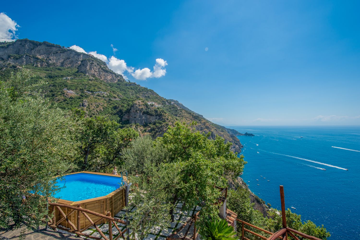 Villa Celeste Gavitella Praiano: 1-Bedroom Heated Pool Villa with Stunning Sea Views on the A