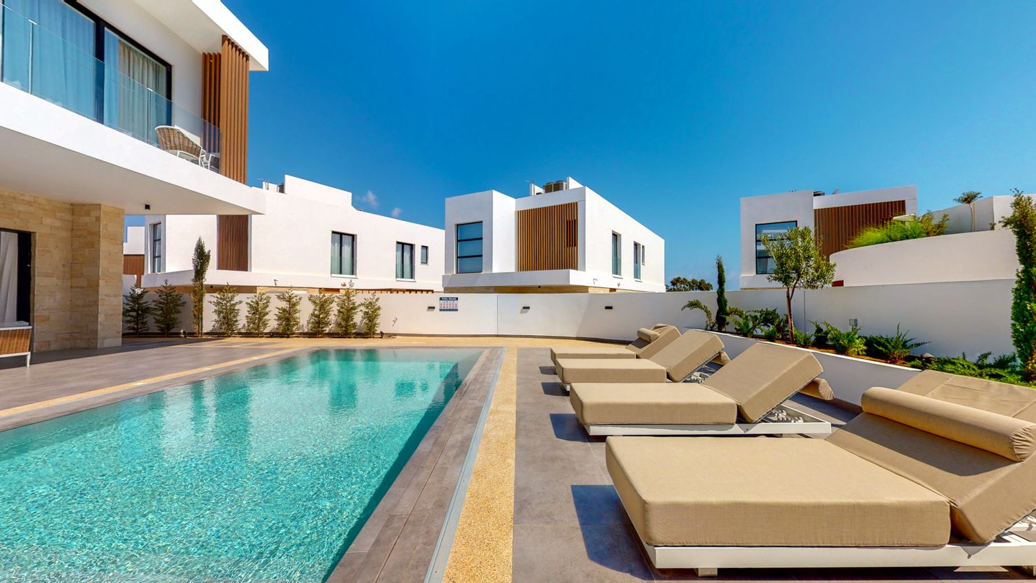 Villa Chrysafgi Konnos Protaras: 4-Bedroom Seaview Villa with Private Pool and Spa in Protara