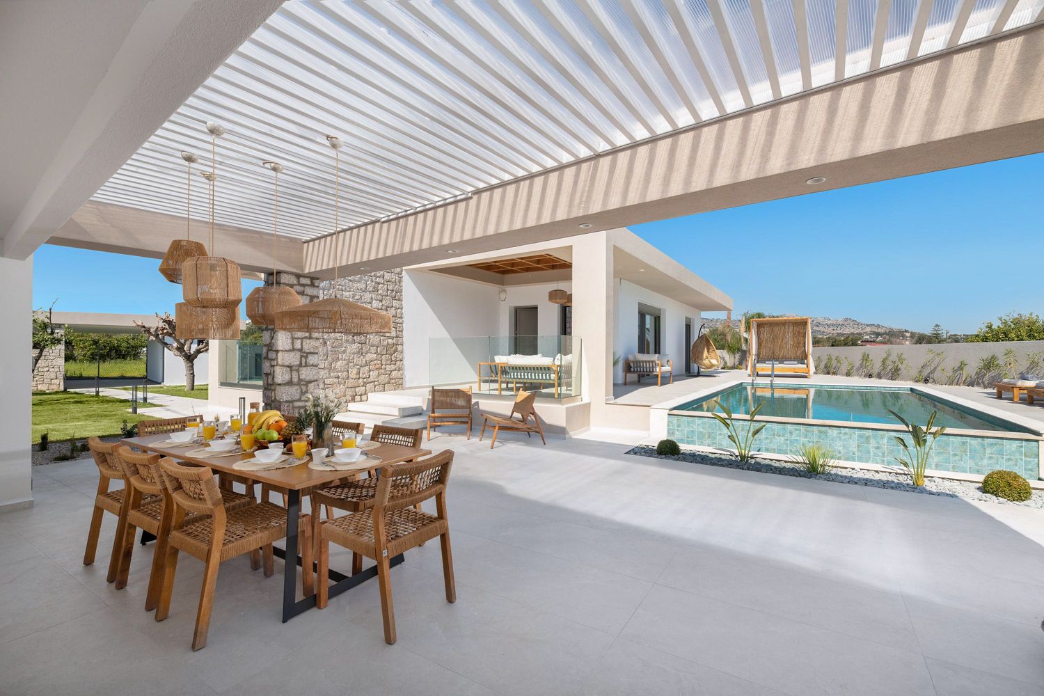 Villa Chrysafi Lindos Rhodes: 4-Bedroom Villa with Spa Near Beach in Rhodes, Greece | 8 Gu