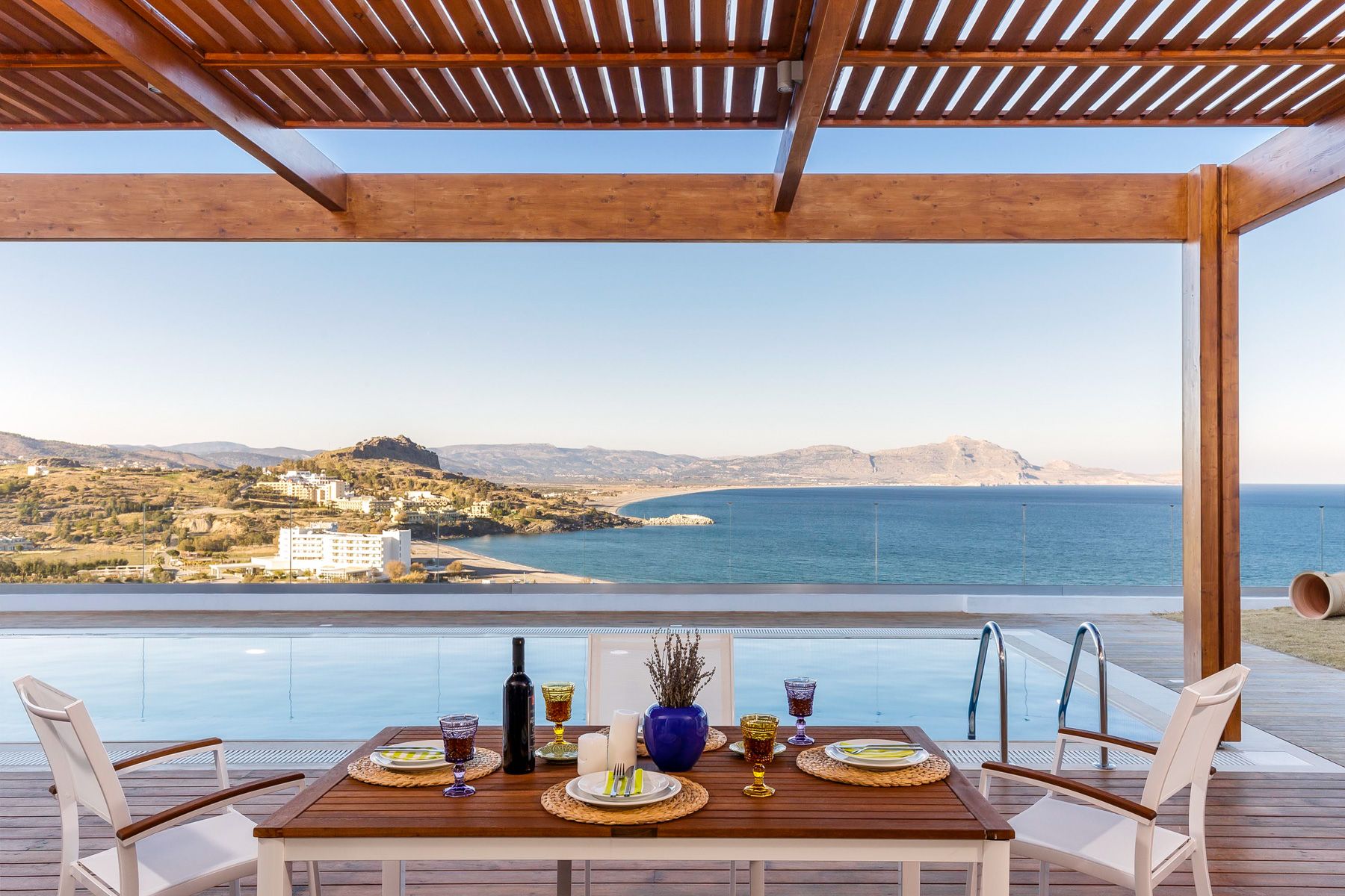 Villa Chrysavgi Acropolis Lindos: 3-Bedroom Private Pool Villa with Aegean Views in Lindos, Rh