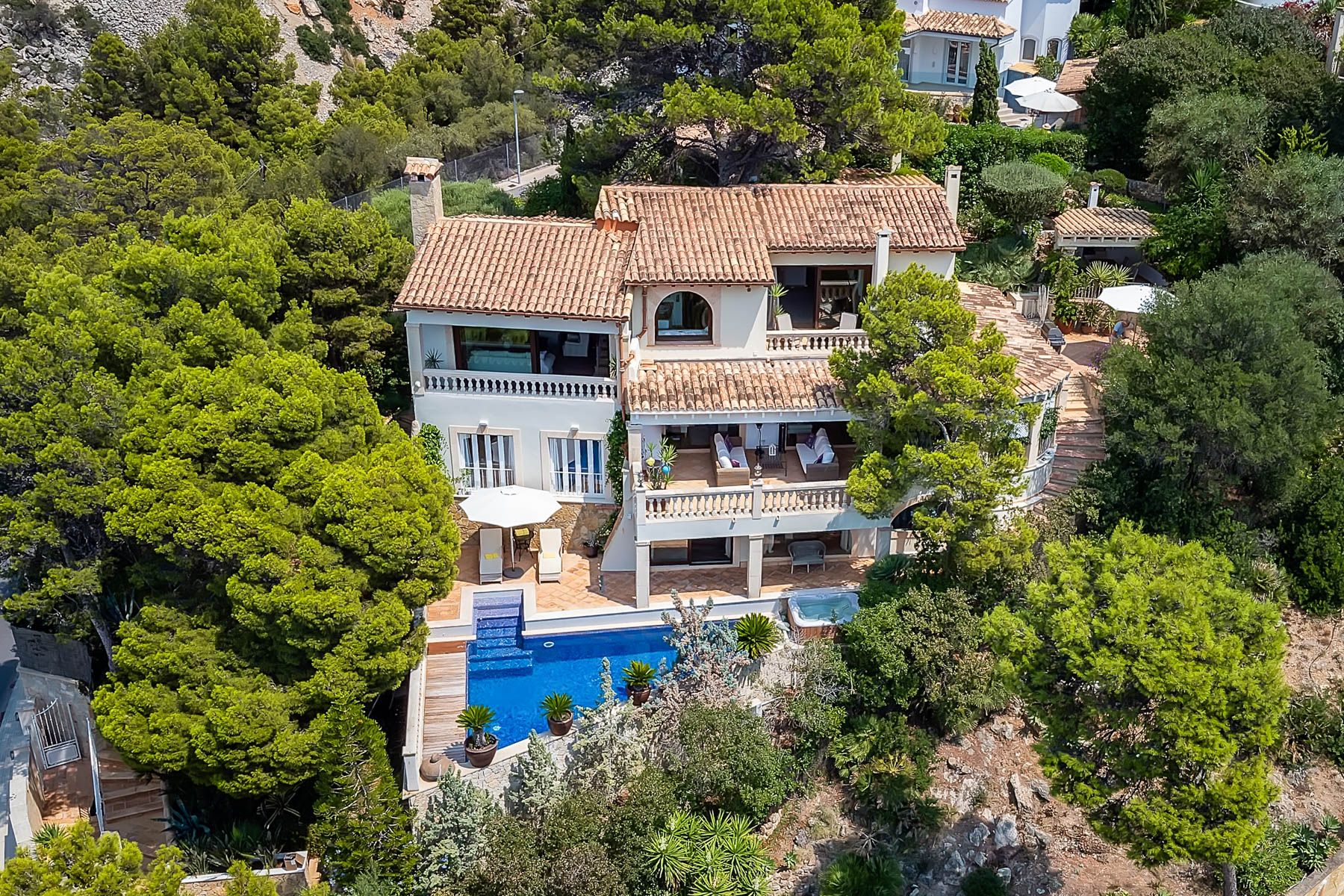 Villa Dorada Saluet Andratx: 4-Bedroom Sea View Villa with Hot Tub and Spa in Andratx, Ma