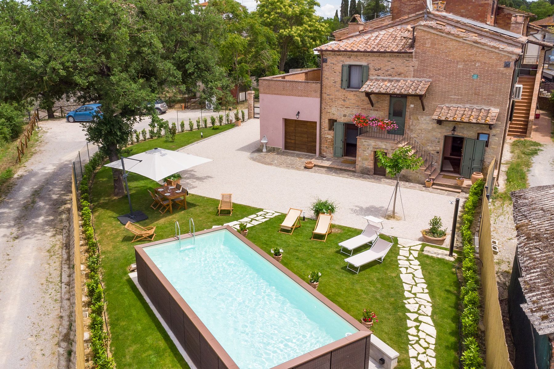 Villa Dorata Lucignano Montepulciano: 3-Bedroom Villa with Private Spa and Fireplace Near Lucignan