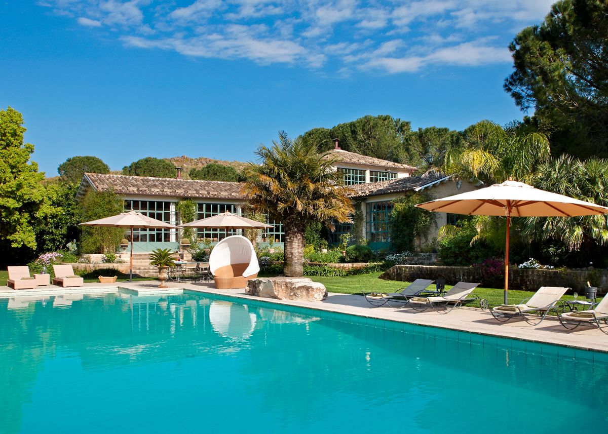 Villa Dorata Taormina Sicily: 10 Bedroom Villa with Tennis Court and Spa on a Citrus Estat