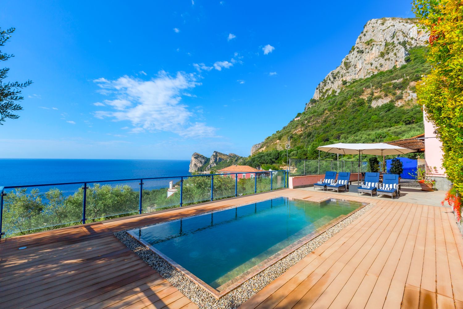 Villa Luminosa Tordigliano Sorrento: 3-Bedroom Sea View Villa with Spa Near Sorrento, Amalfi Coas