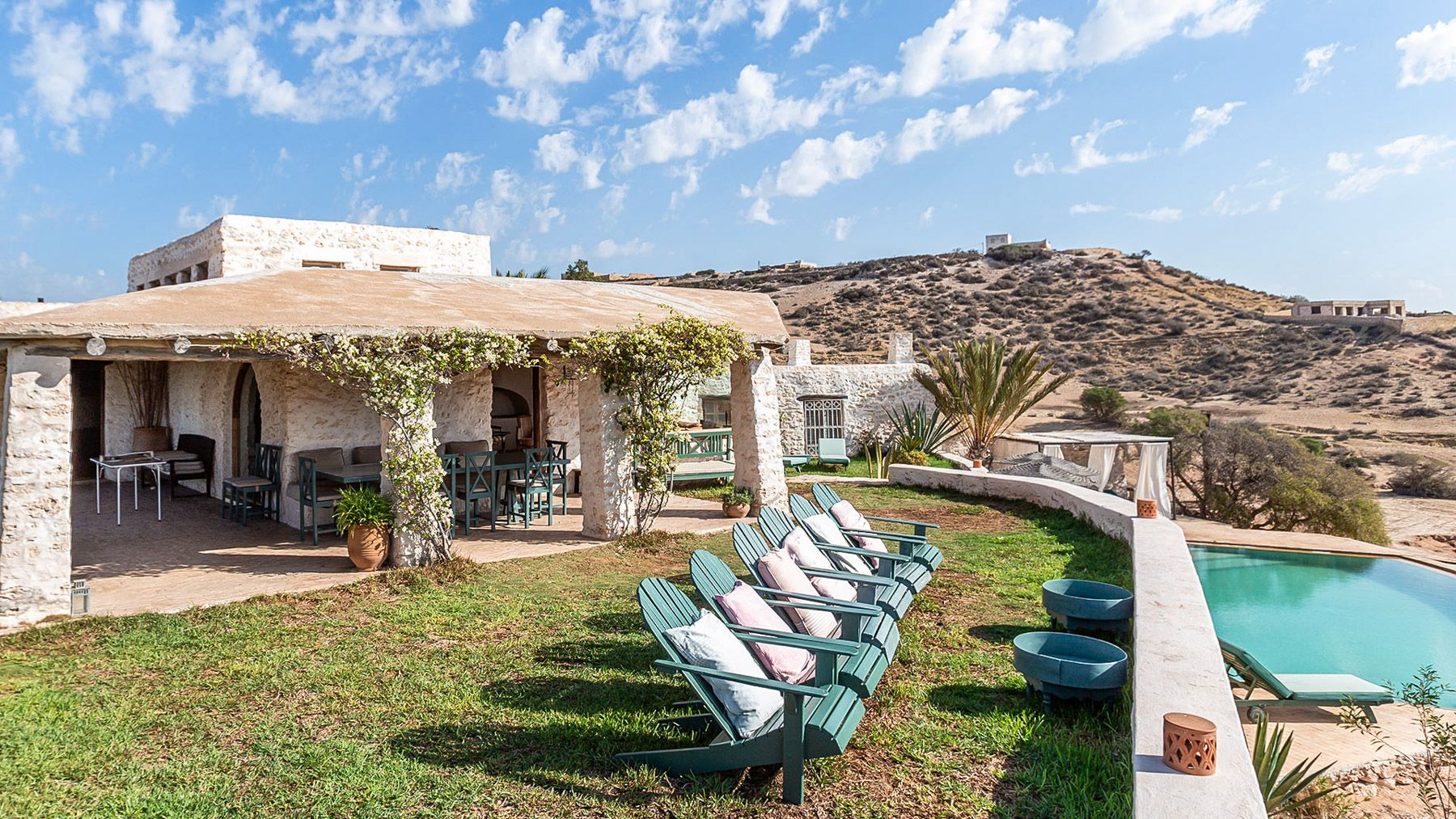 Villa Safran Chedad Marrakech: 6-Bedroom Ocean-View Estate with Heated Pool and Spa in Moro
