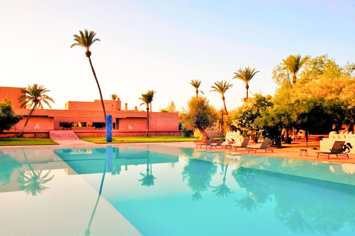 Villa Safran Majorelle Marrakech: 21-Bedroom Villa with Infinity Pool, Spa & Tennis Court in M