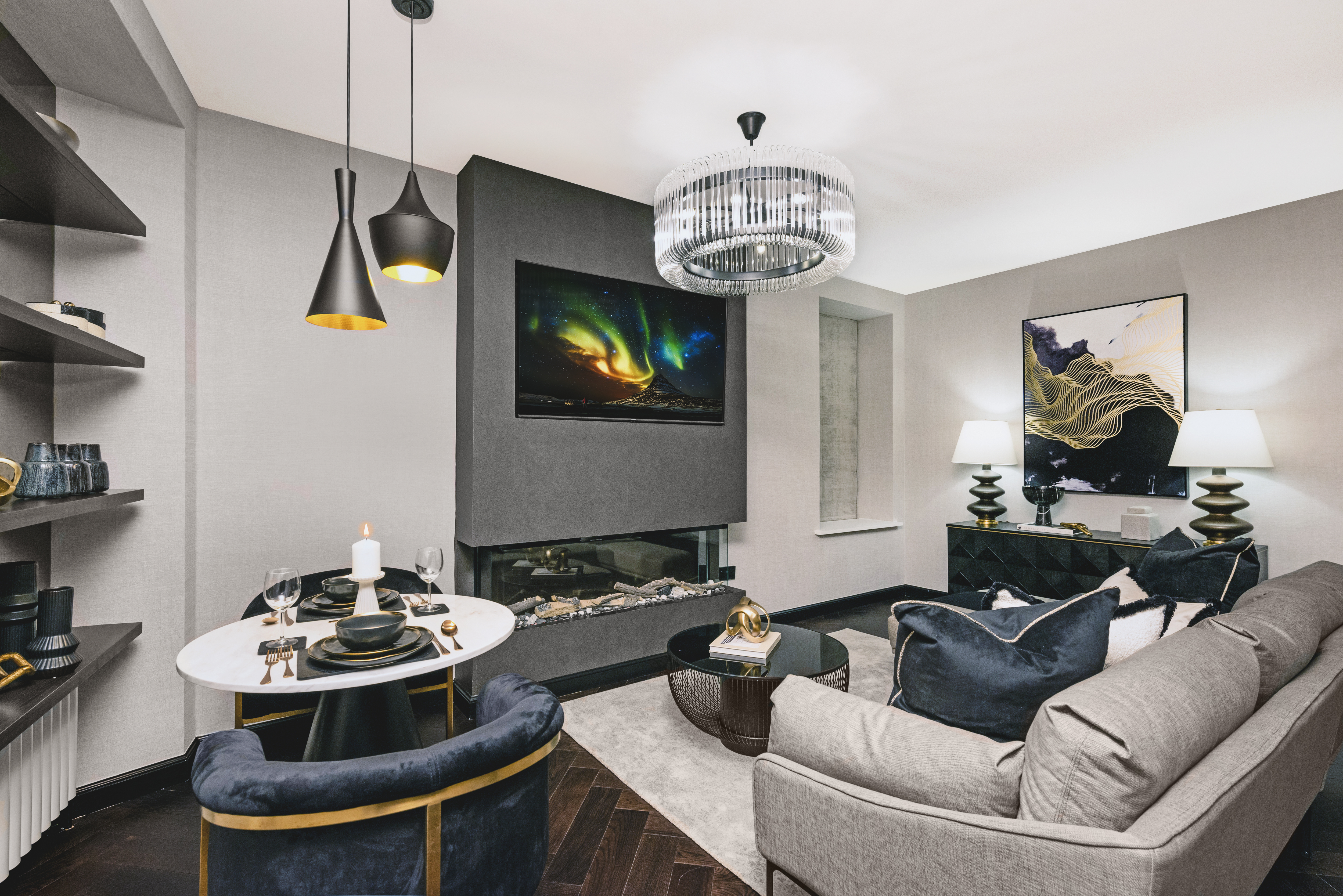 Apartment Helm Fraoch Dean Village: Luxury 1-Bedroom Apartment with Hot Tub and Fireplace, Dean Village Edinburgh