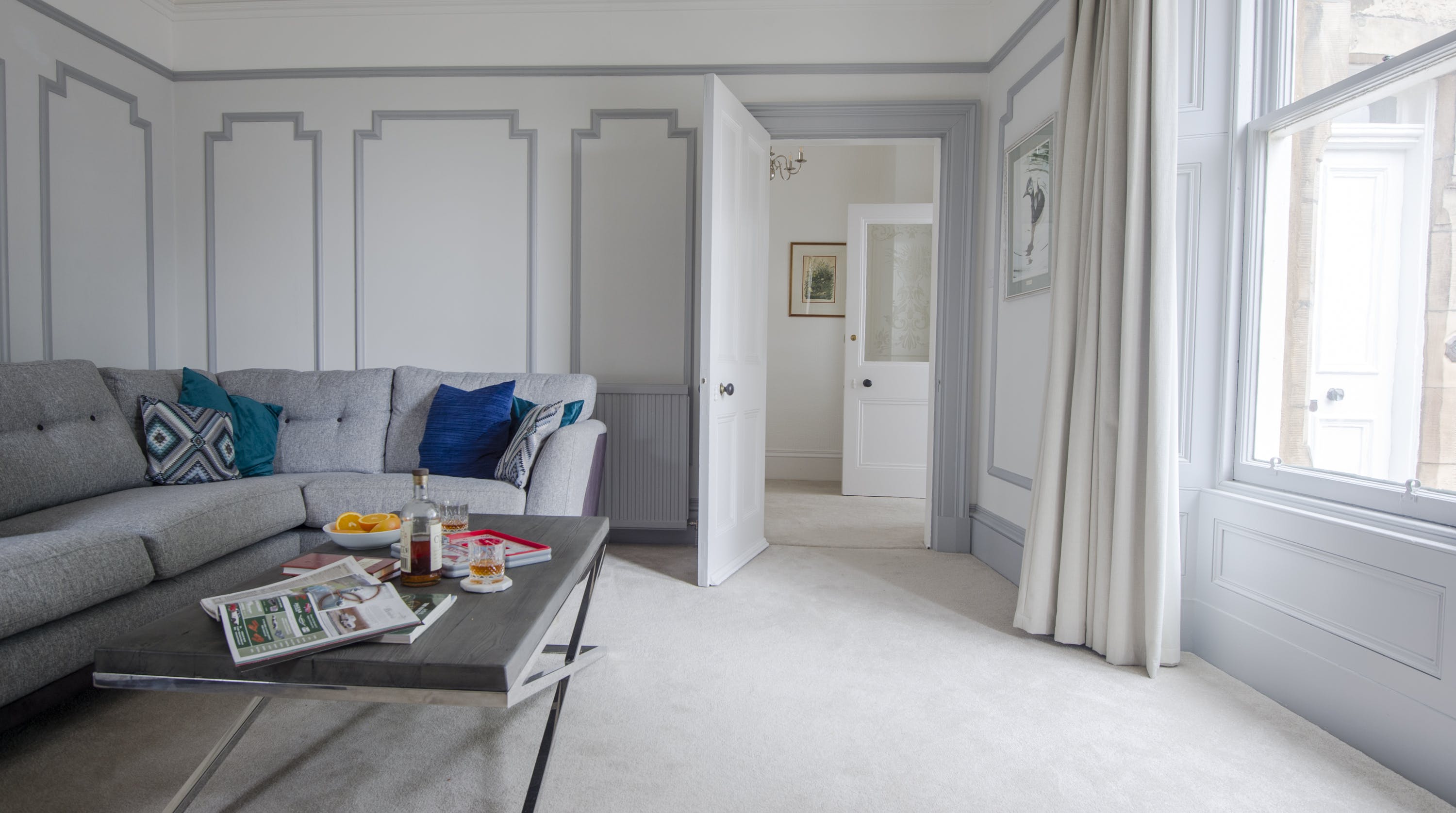 Apartment Helm Fraoch Elgin: Luxury 4-Bedroom Apartment with Spa and Private Parking, Moray